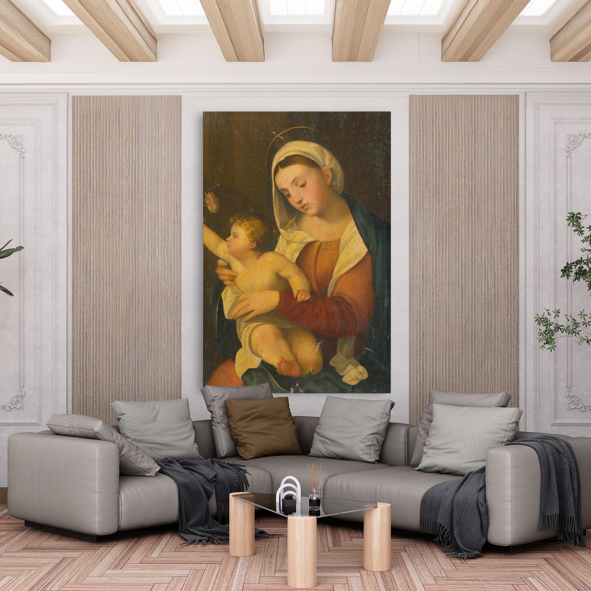 Leinwandbild Yellow Light Baby mockup 6