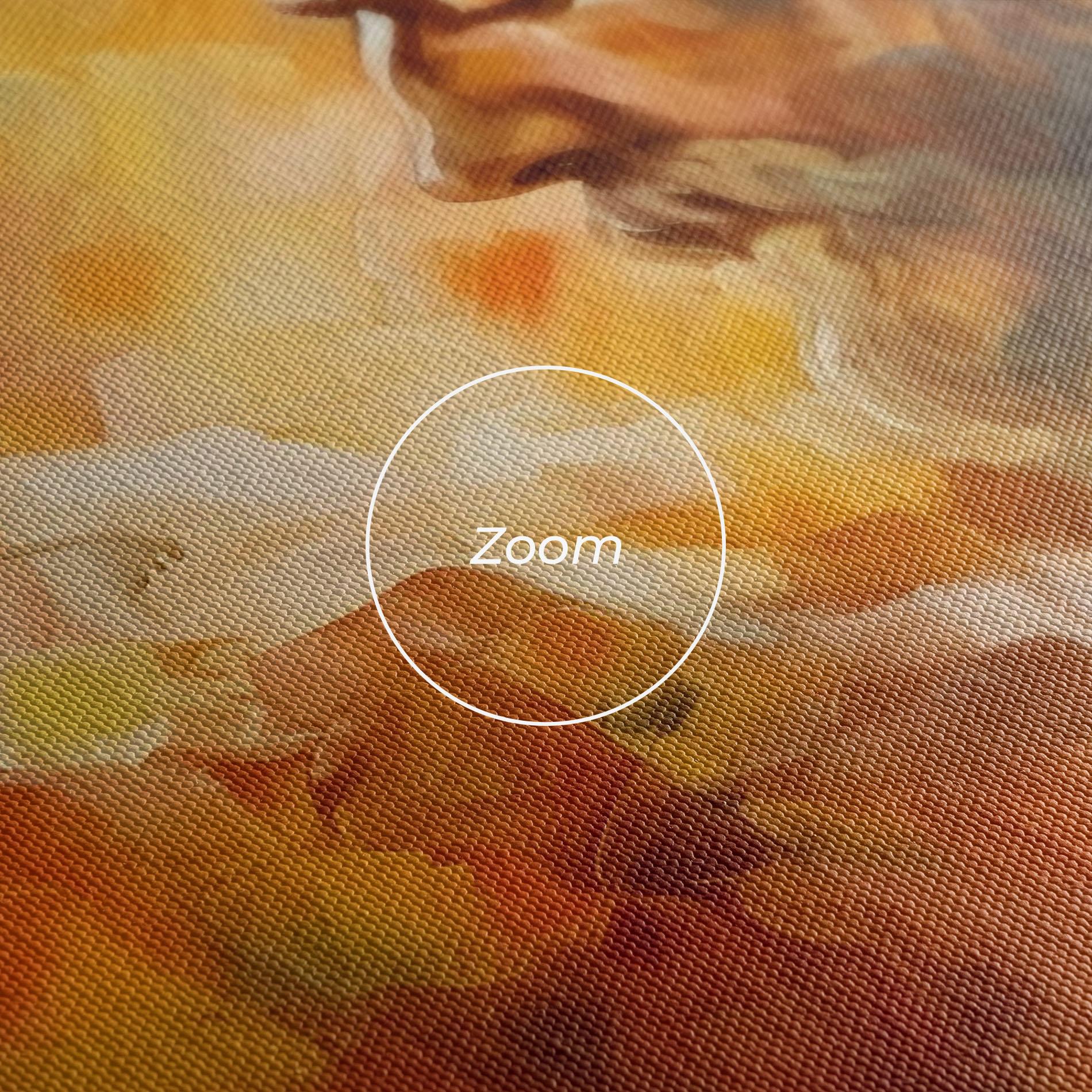 Leinwandbild Christ Oil Painting mockup 3