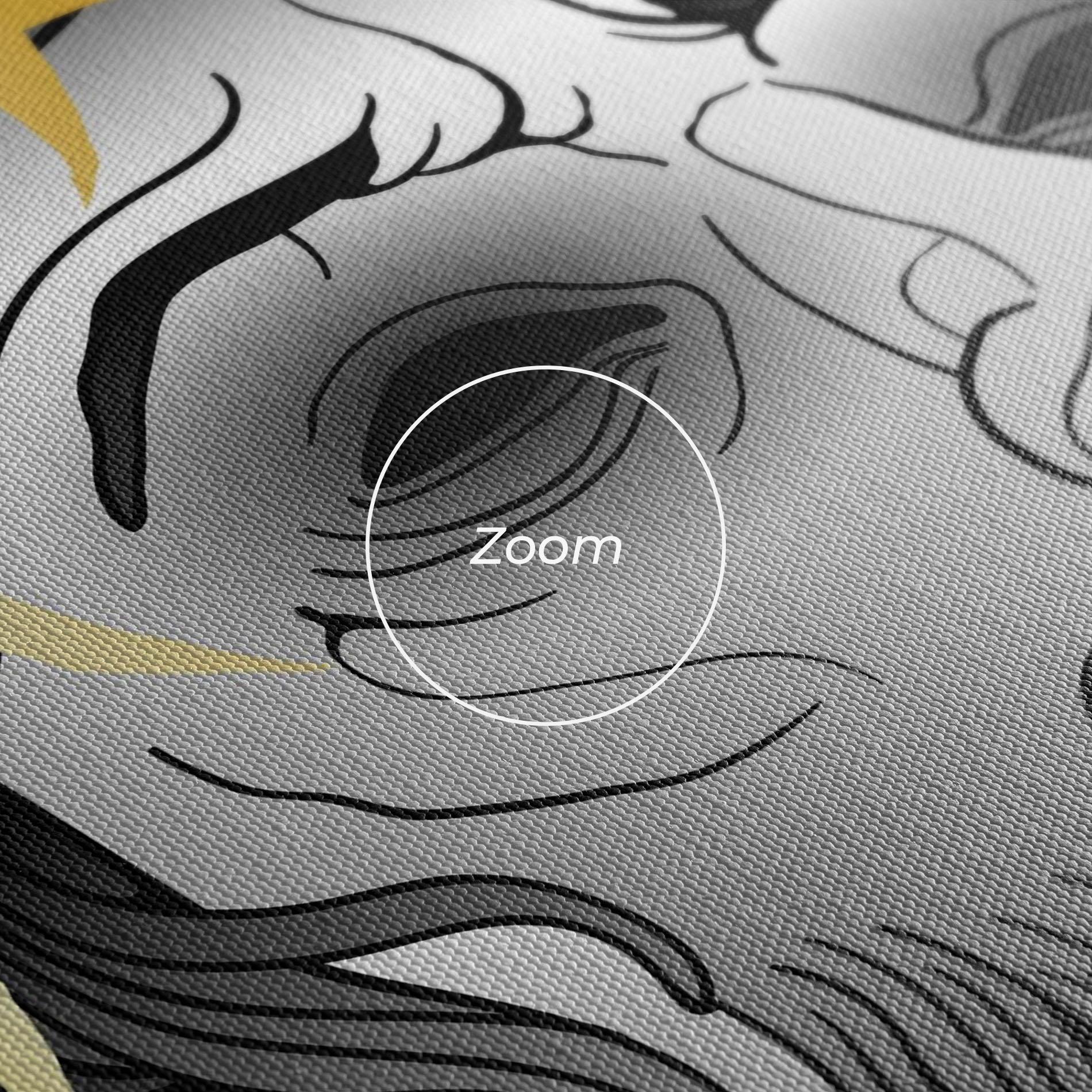 Leinwandbild Gold Christ mockup 3