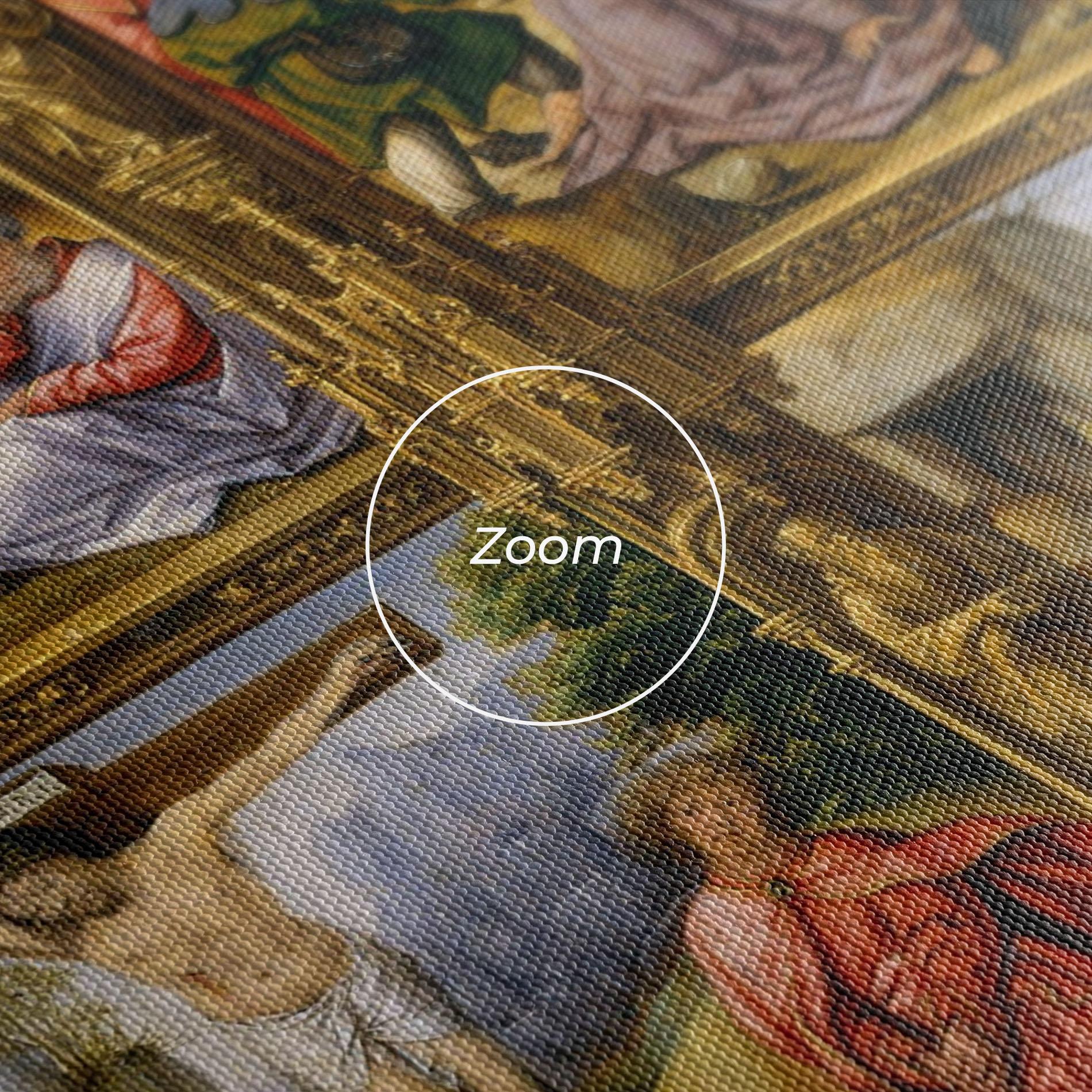 Leinwandbild Gold Window View mockup 3