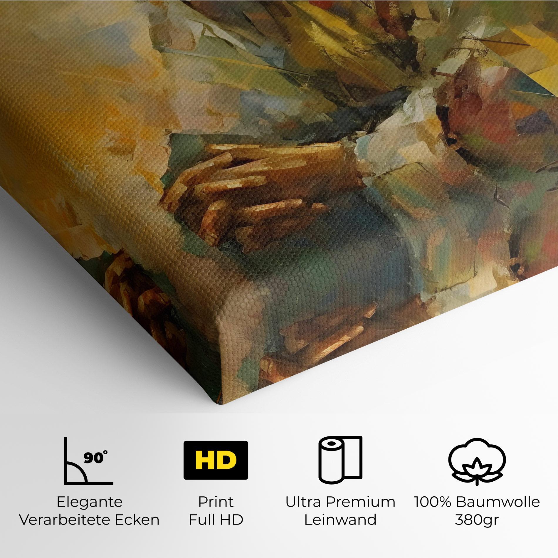 Leinwandbild Christ Painting Art mockup 4