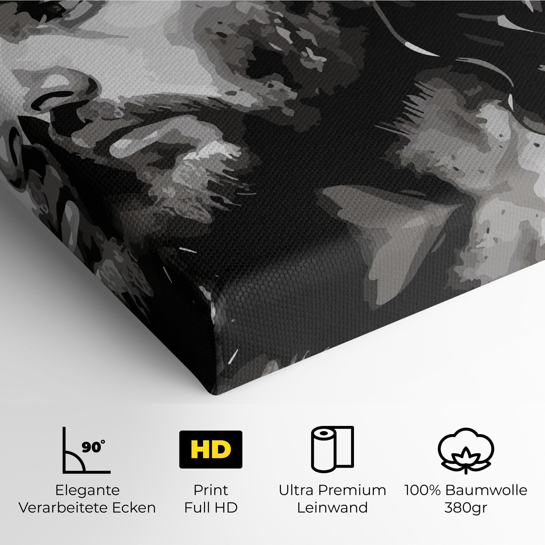 Leinwandbild Jesus Watercolor mockup 4