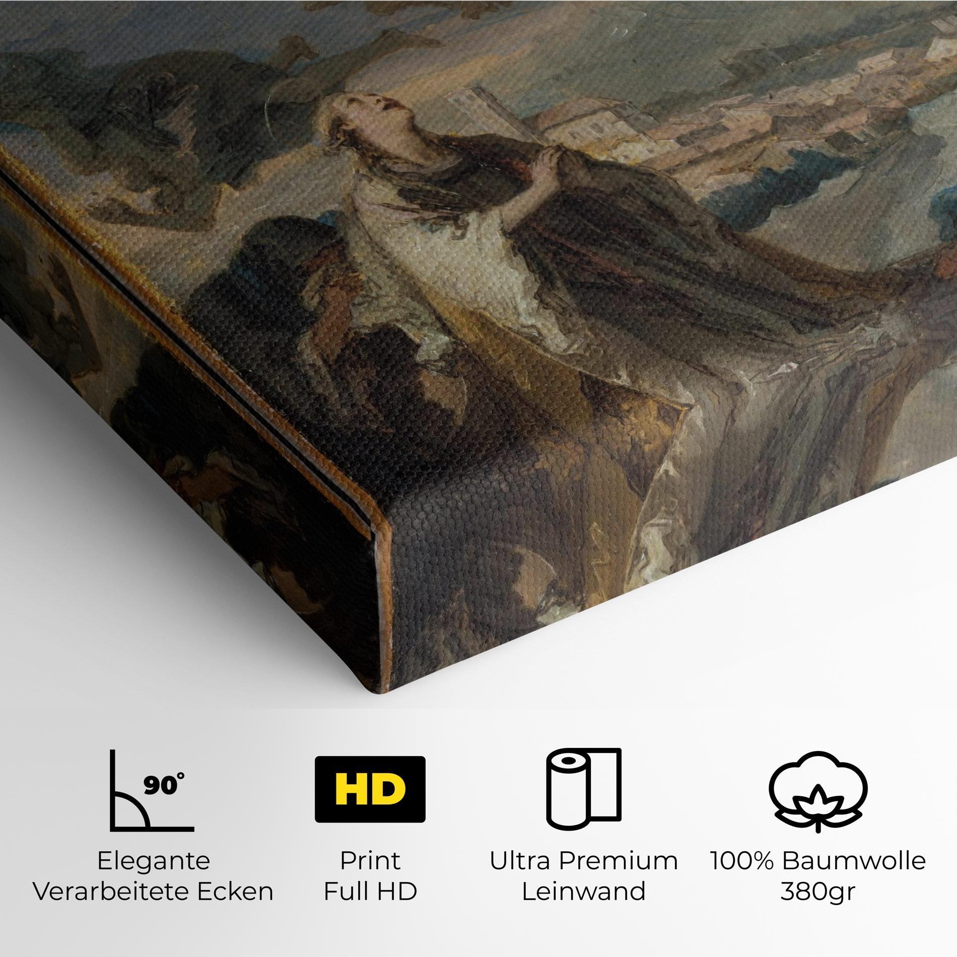 Leinwandbild Sky Angel Art mockup 4