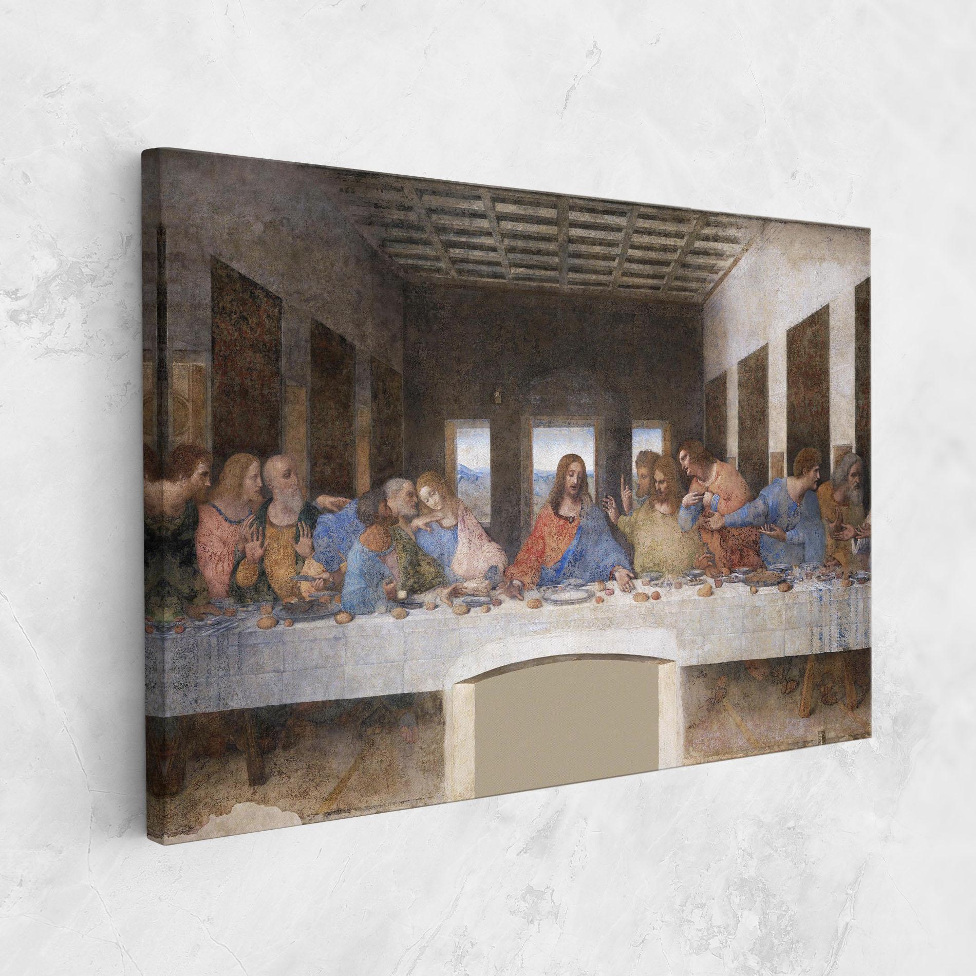 Leinwandbild Jesus Eating mockup 1