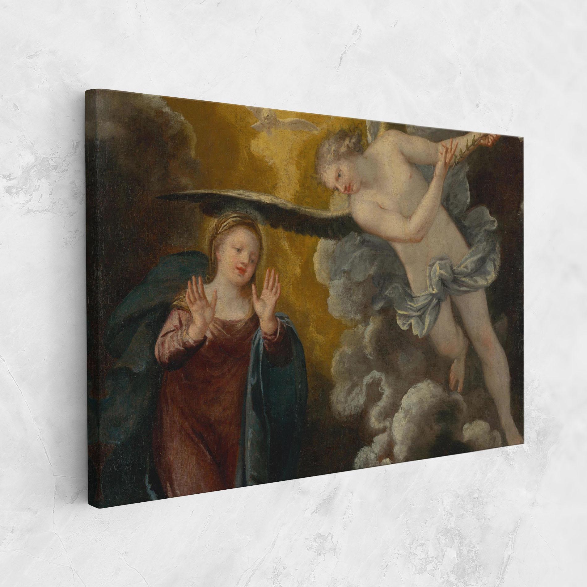 Leinwandbild Religious Angel mockup 1