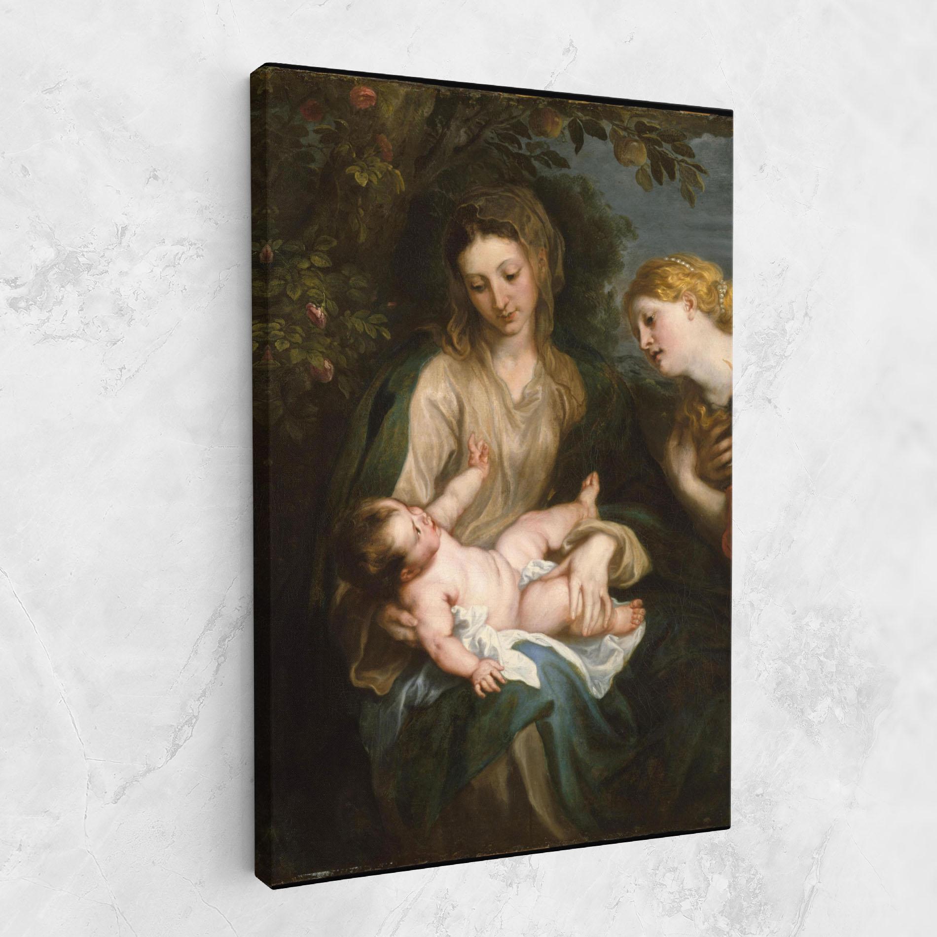 Leinwandbild Looking At Baby mockup 1