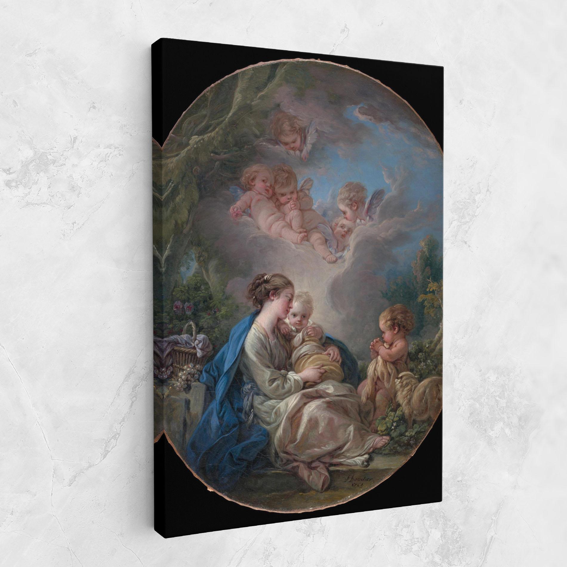 Leinwandbild Religious Circle mockup 1