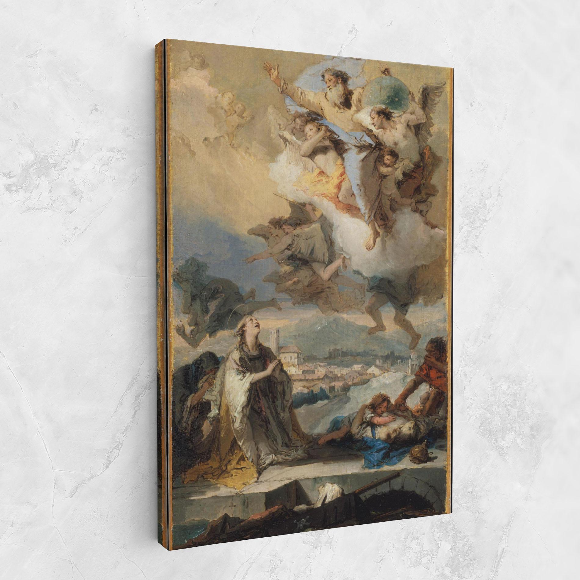 Leinwandbild Sky Angel Art mockup 1