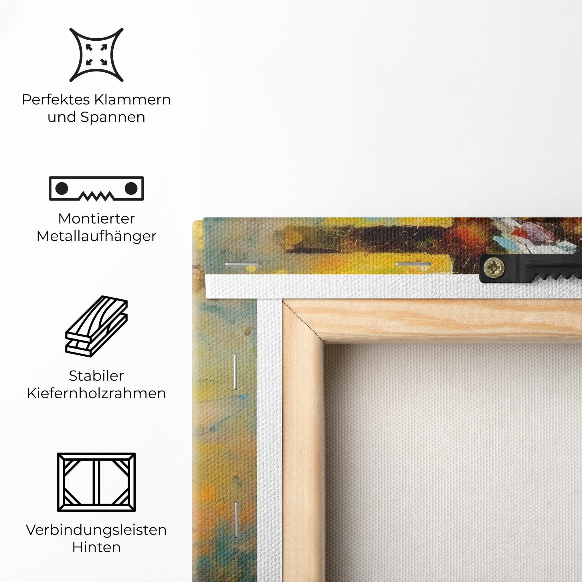 Leinwandbild Christ Art Painting mockup 5