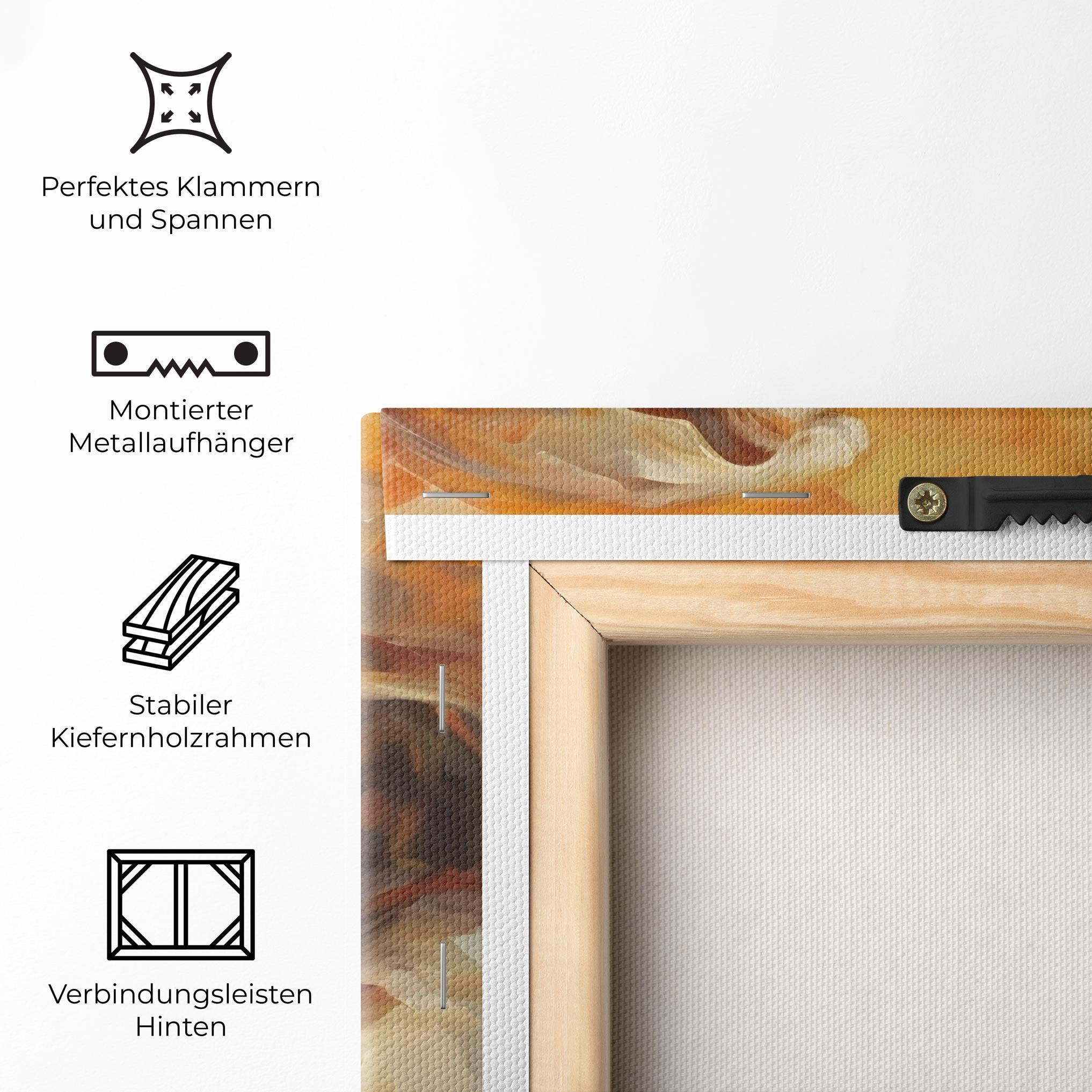 Leinwandbild Christ Oil Painting mockup 5