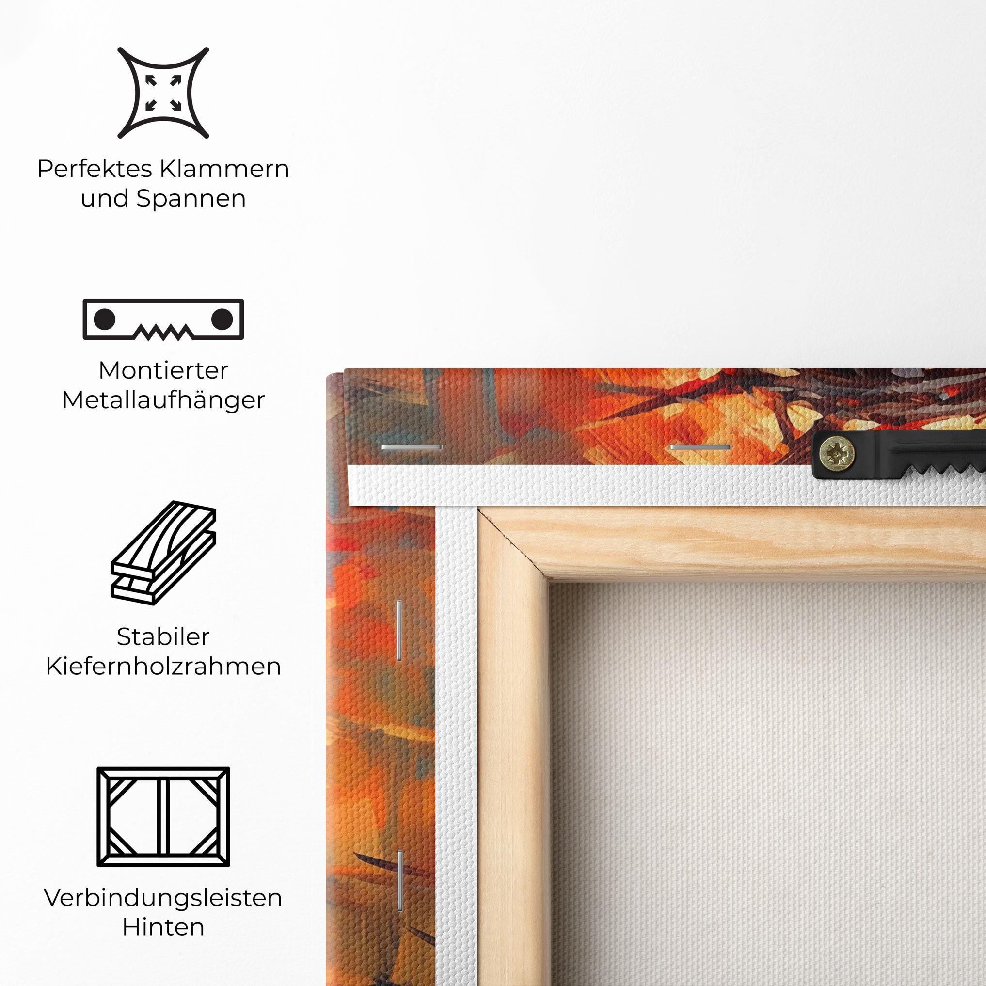 Leinwandbild Jesus Crown Light mockup 5