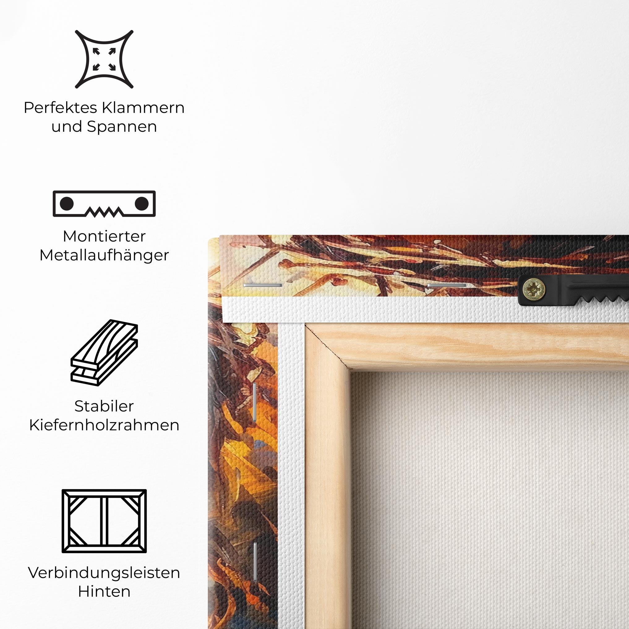 Leinwandbild Jesus Crown mockup 5