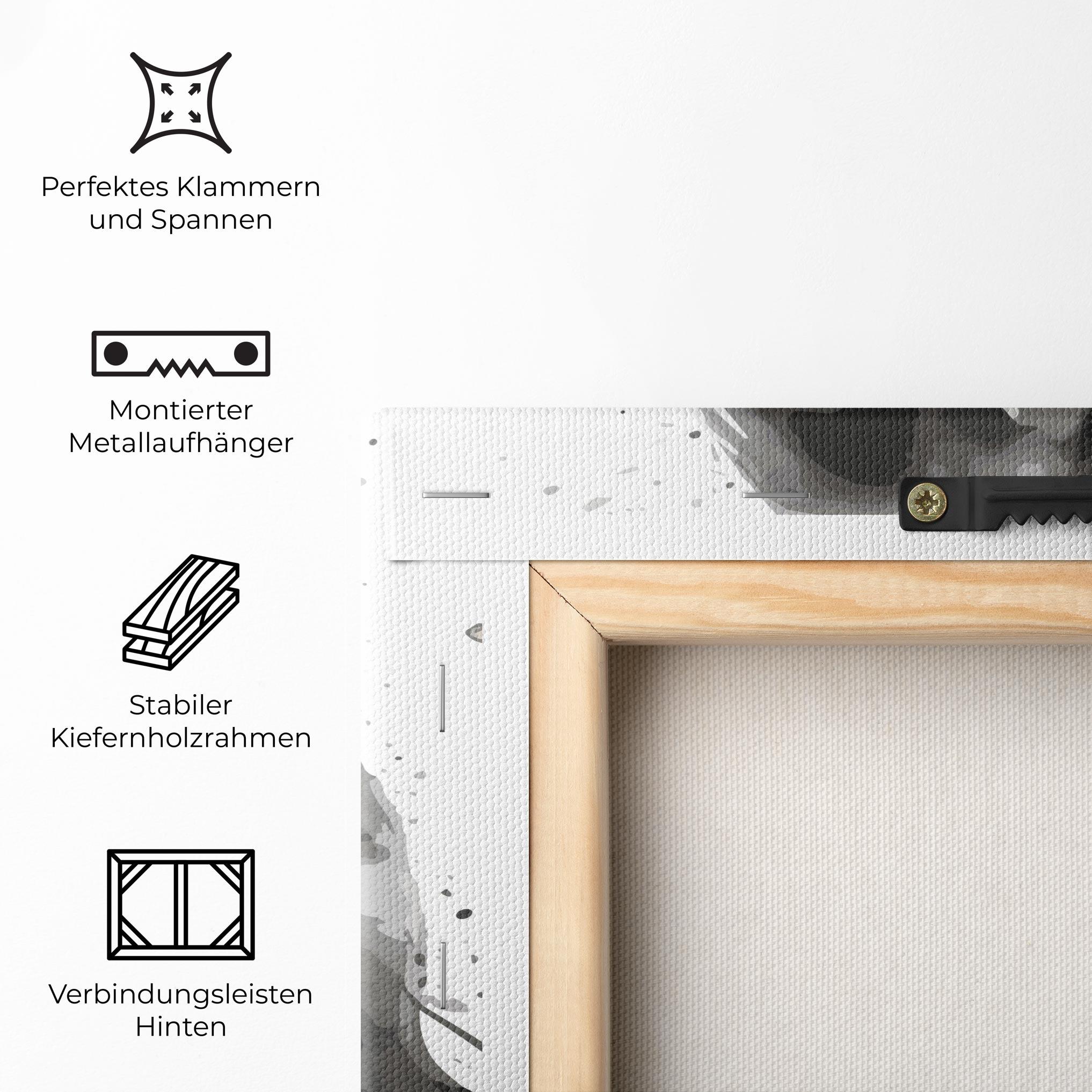 Leinwandbild Jesus Watercolor mockup 5