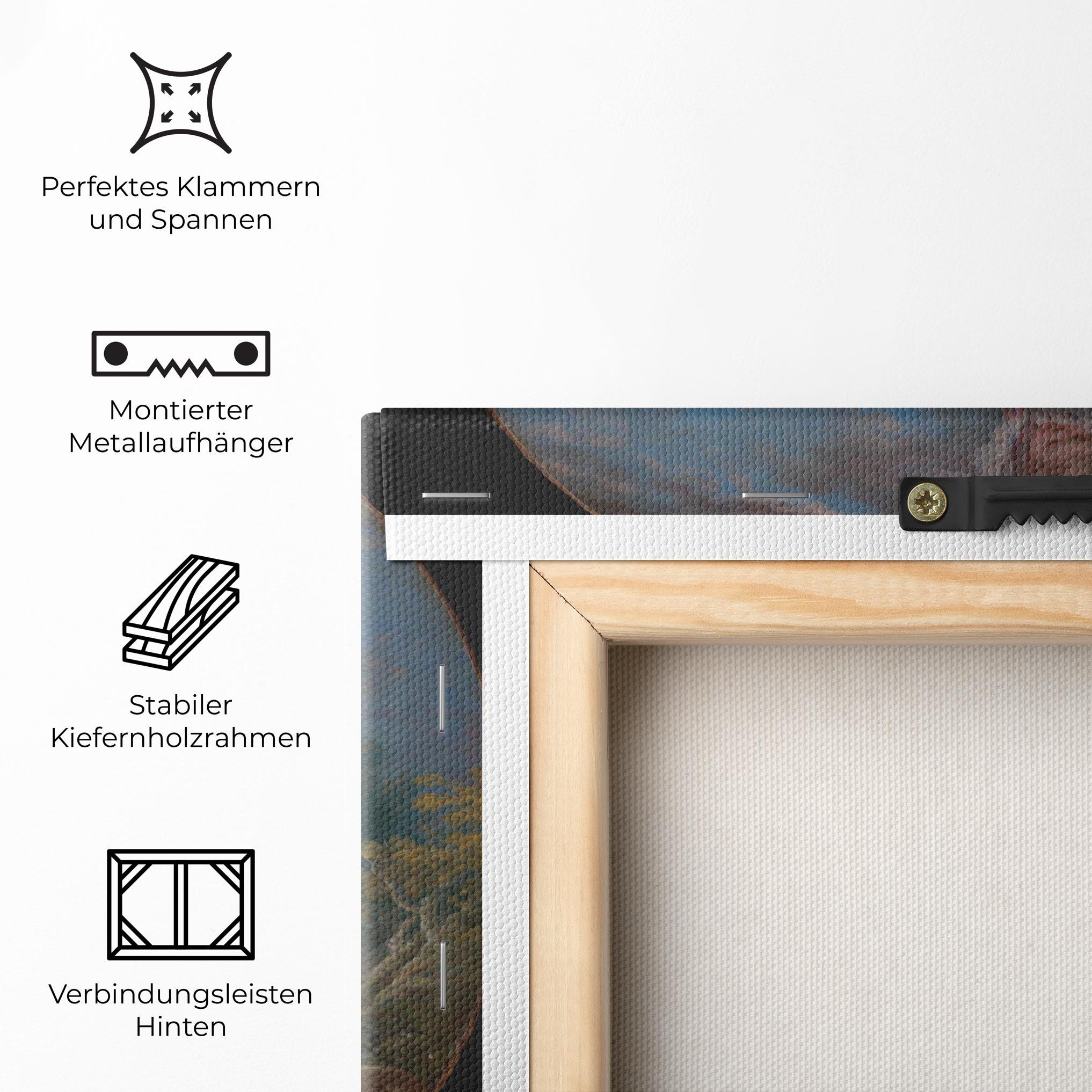 Leinwandbild Religious Circle mockup 5