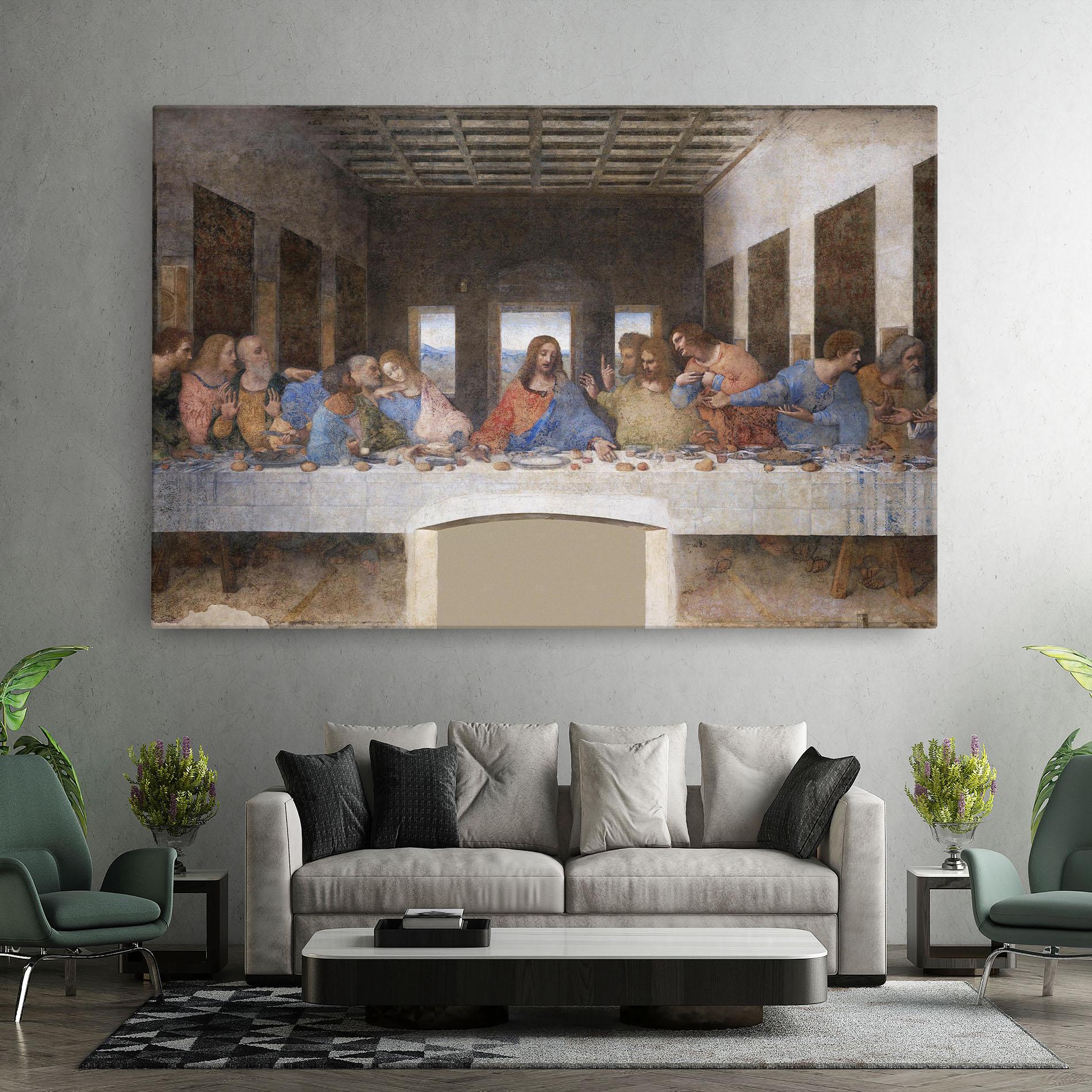 Leinwandbild Jesus Eating mockup 7