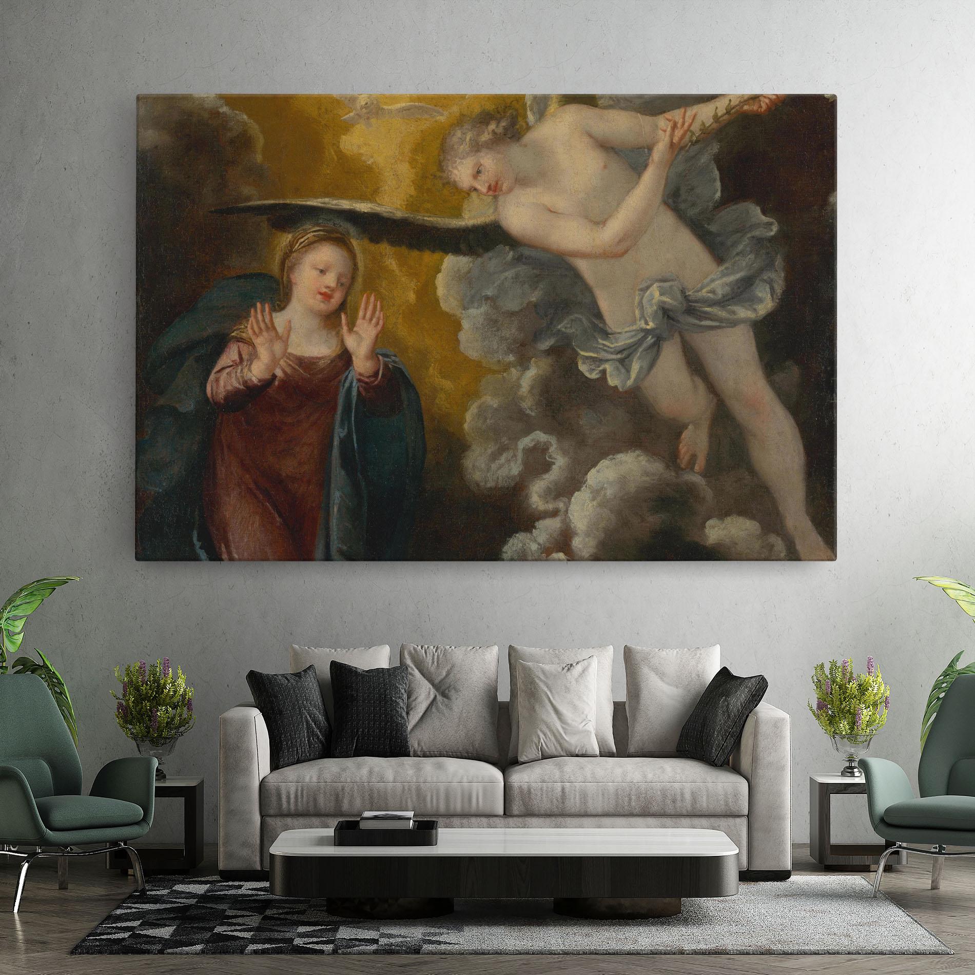 Leinwandbild Religious Angel mockup 7