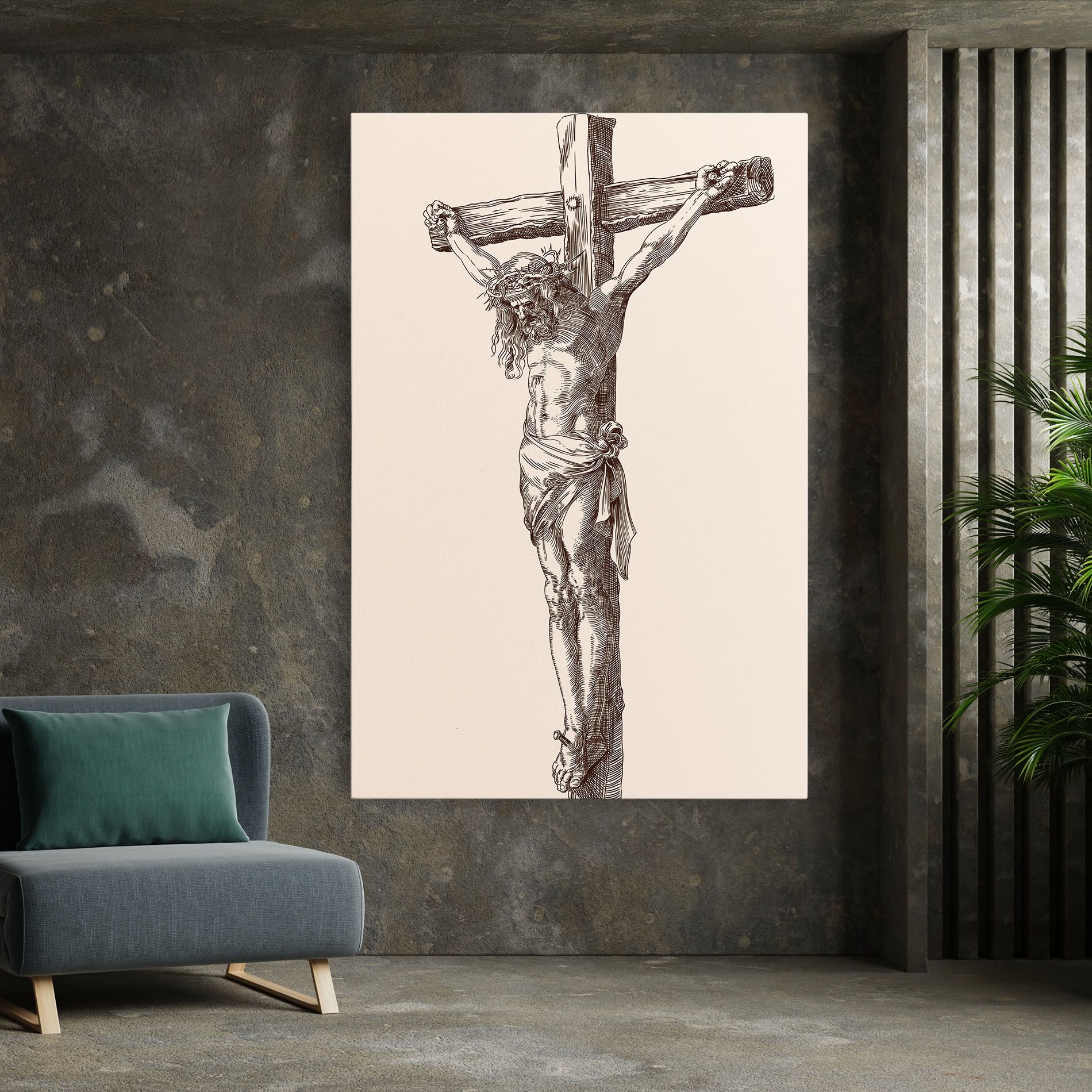 Brown Cross Jesus mockup 7