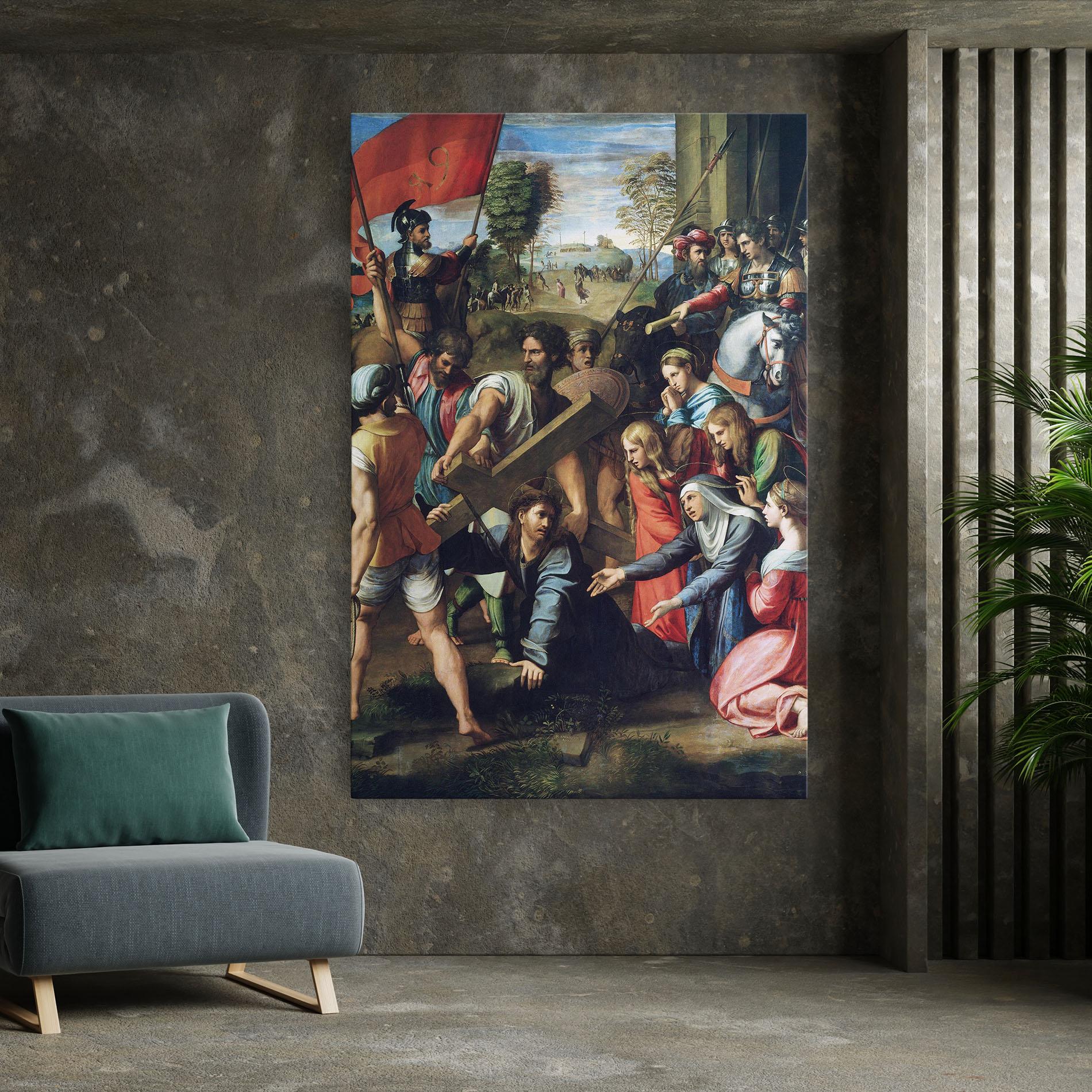 Leinwandbild Taking The Cross mockup 7