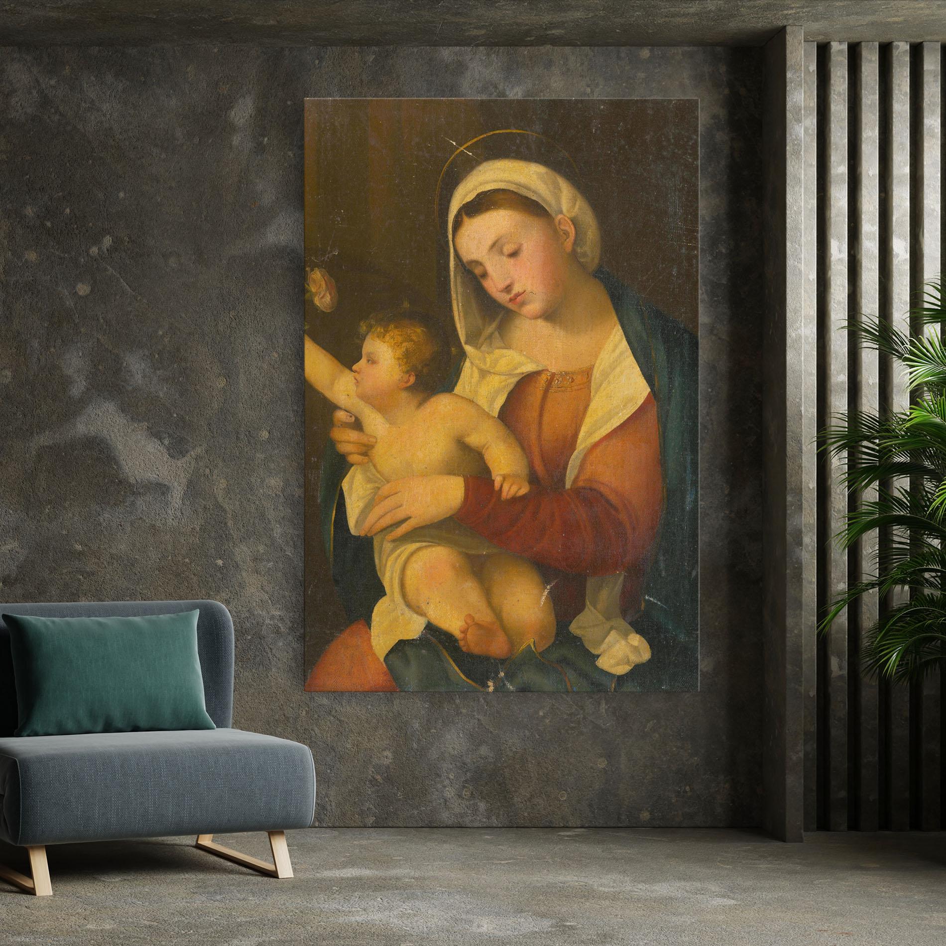 Leinwandbild Yellow Light Baby mockup 7