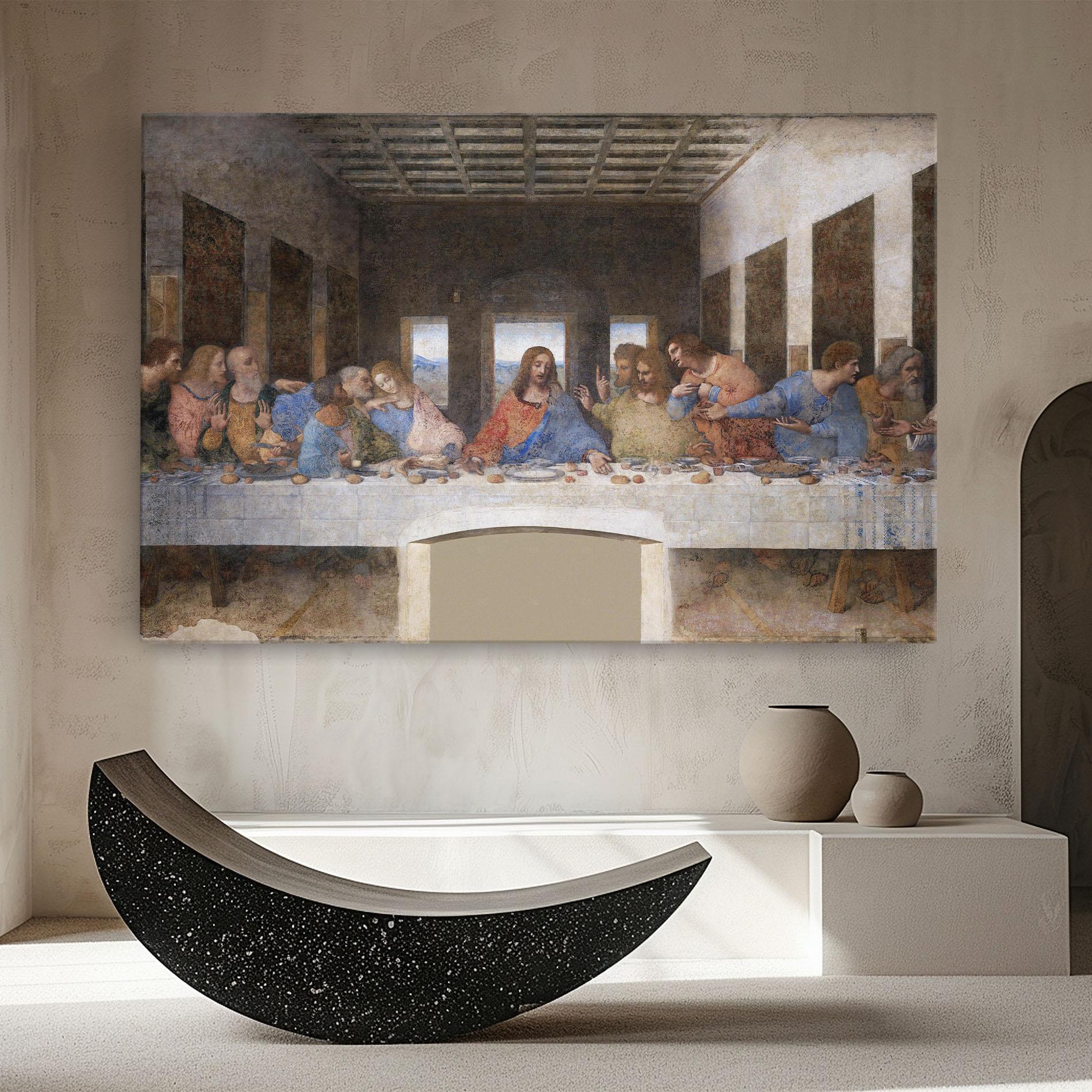 Leinwandbild Jesus Eating mockup 8