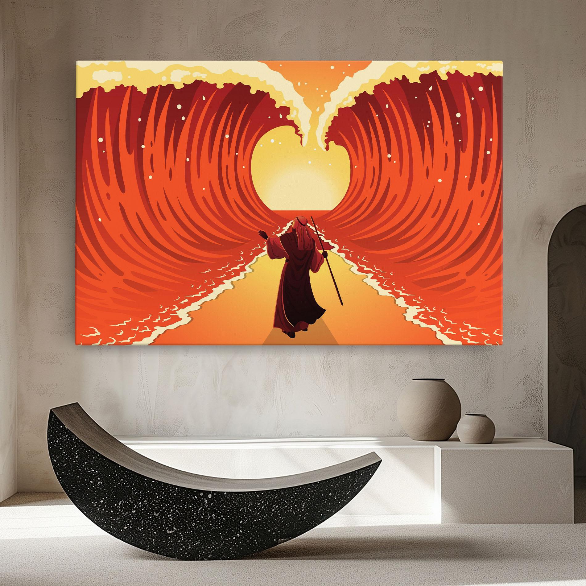 Leinwandbild Moses mockup 8