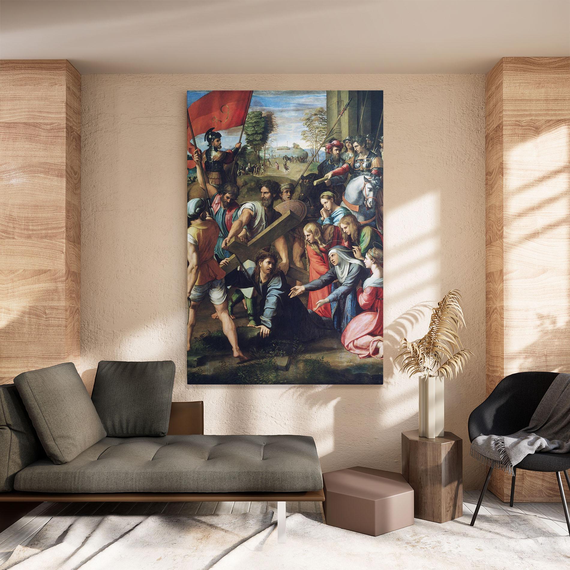 Leinwandbild Taking The Cross mockup 8