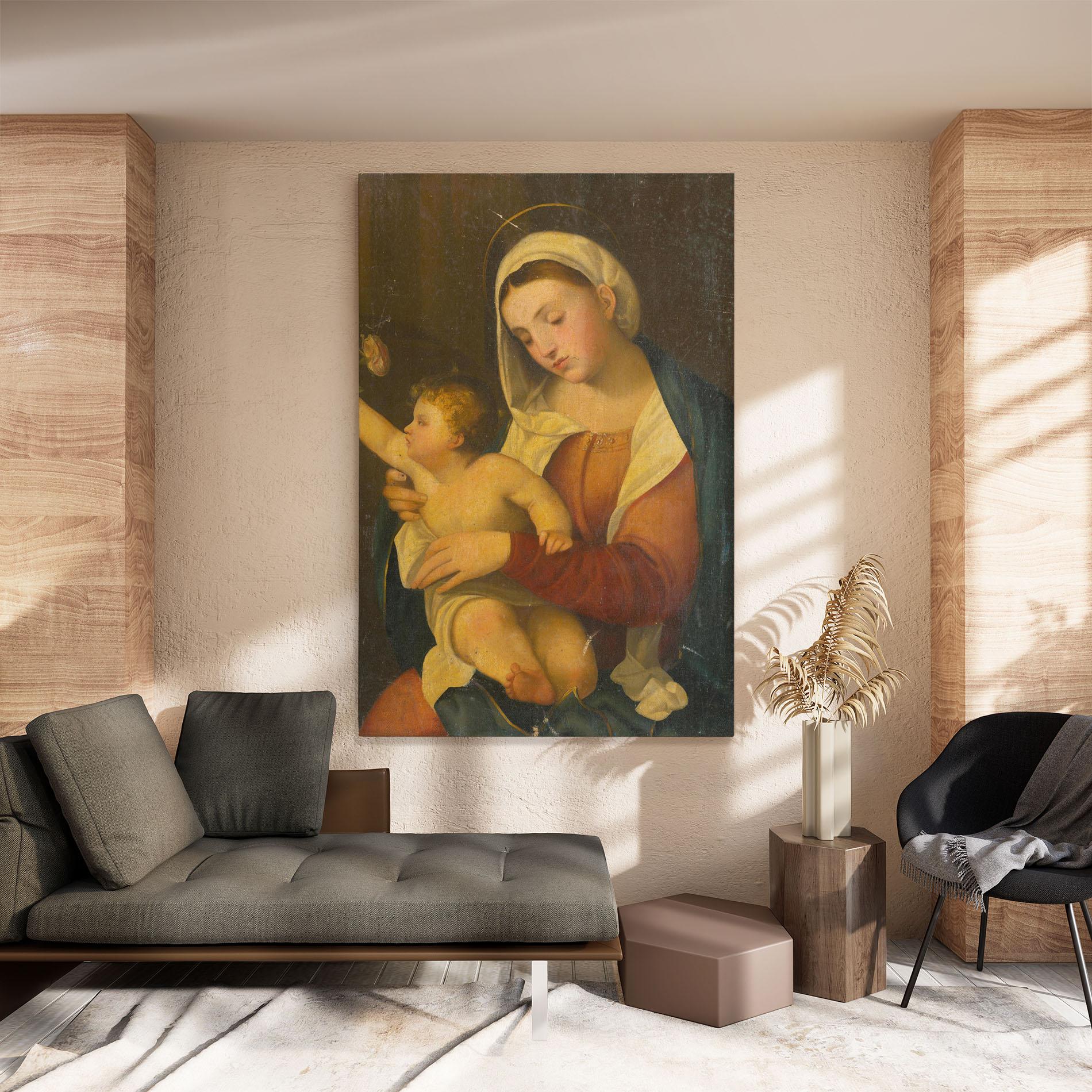 Leinwandbild Yellow Light Baby mockup 8