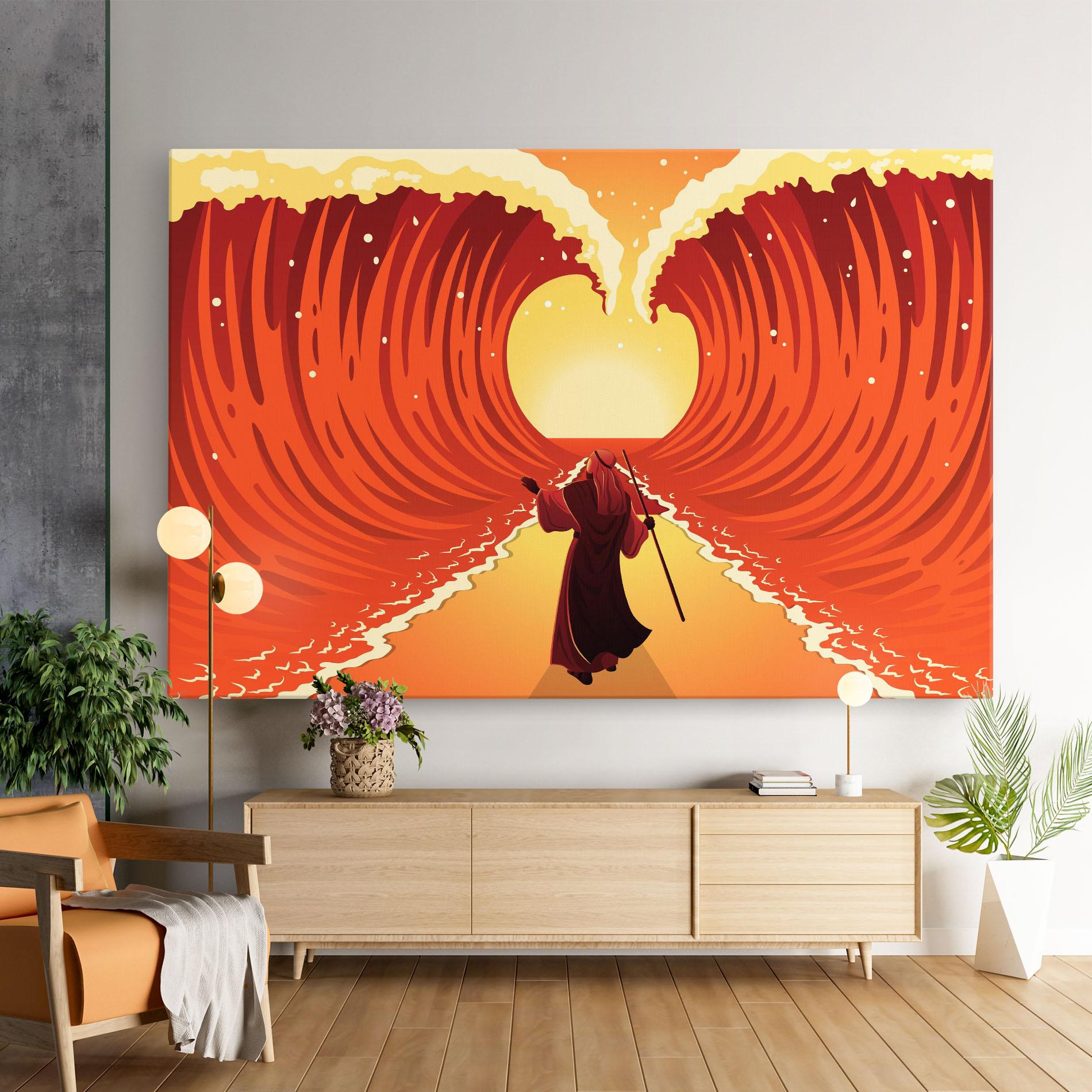 Leinwandbild Moses mockup 9