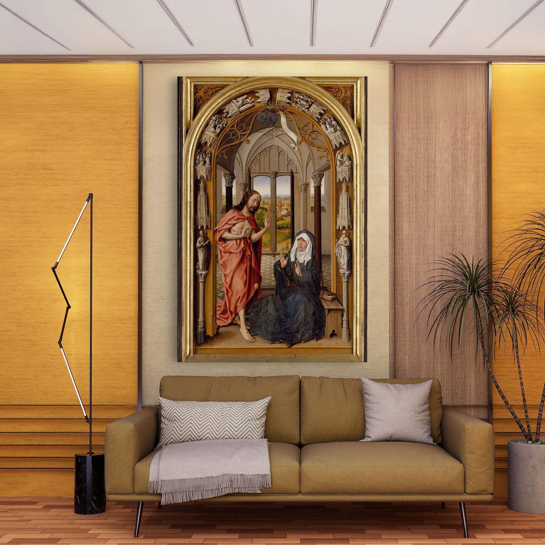 Leinwandbild Religious Sunny Day mockup 9