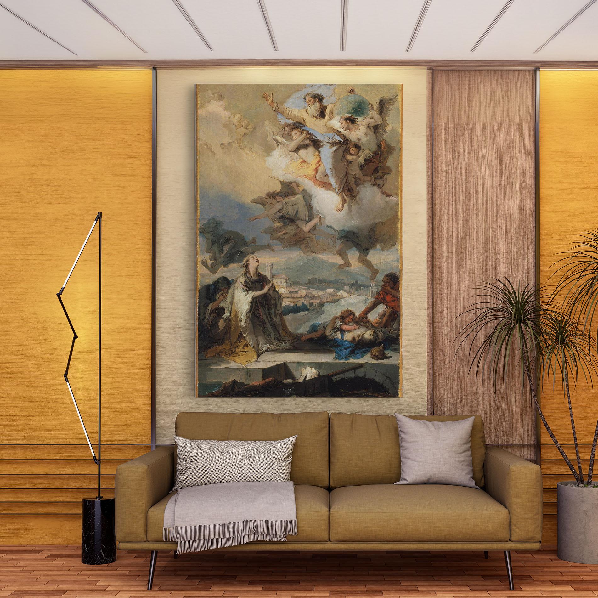 Leinwandbild Sky Angel Art mockup 9