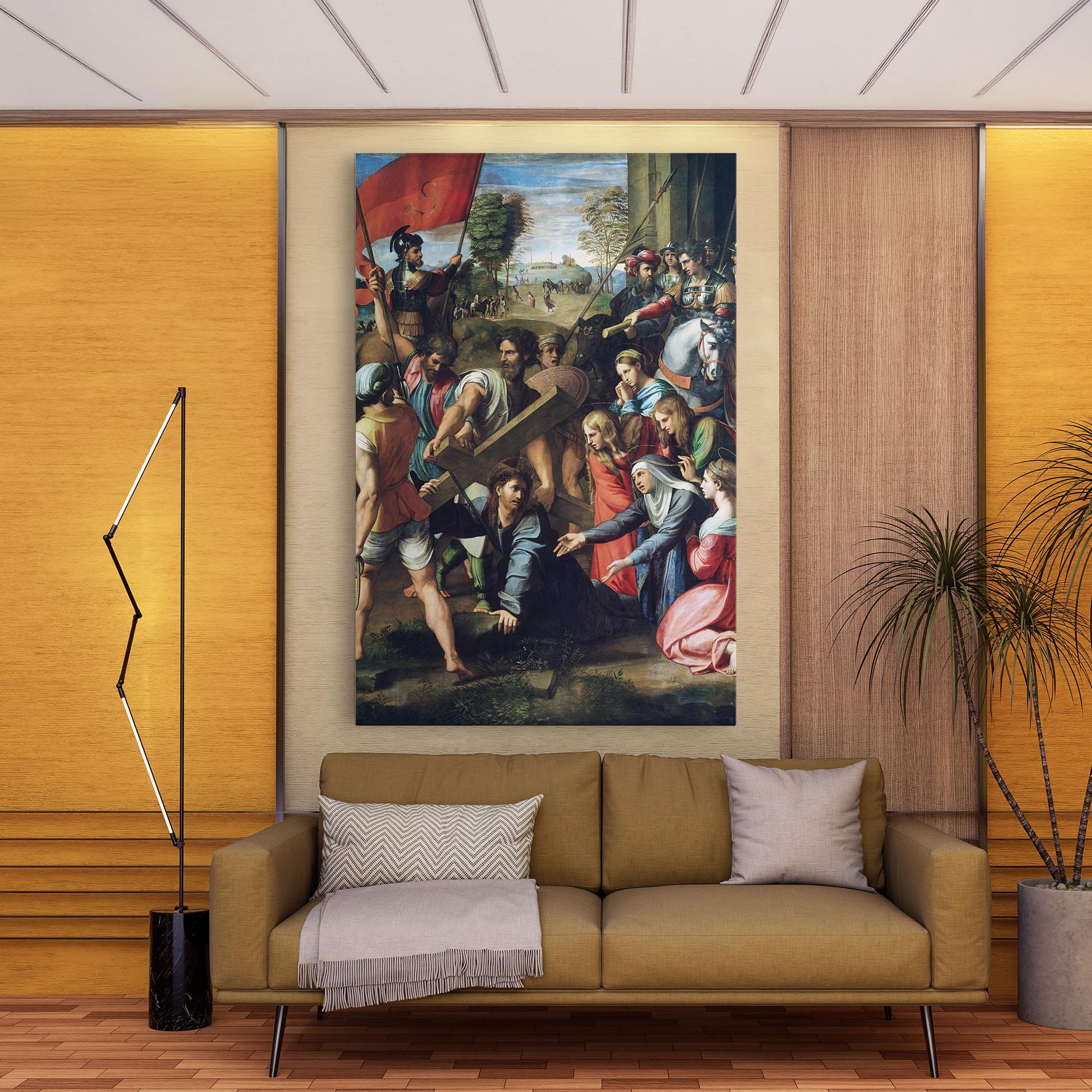 Leinwandbild Taking The Cross mockup 9