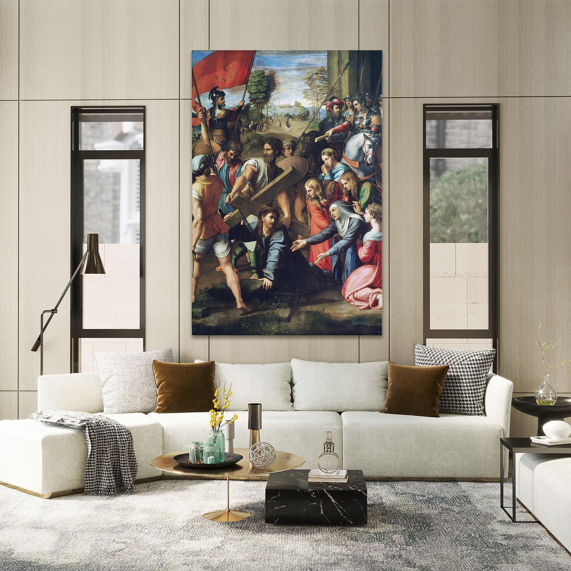 Leinwandbild Taking The Cross mockup 2