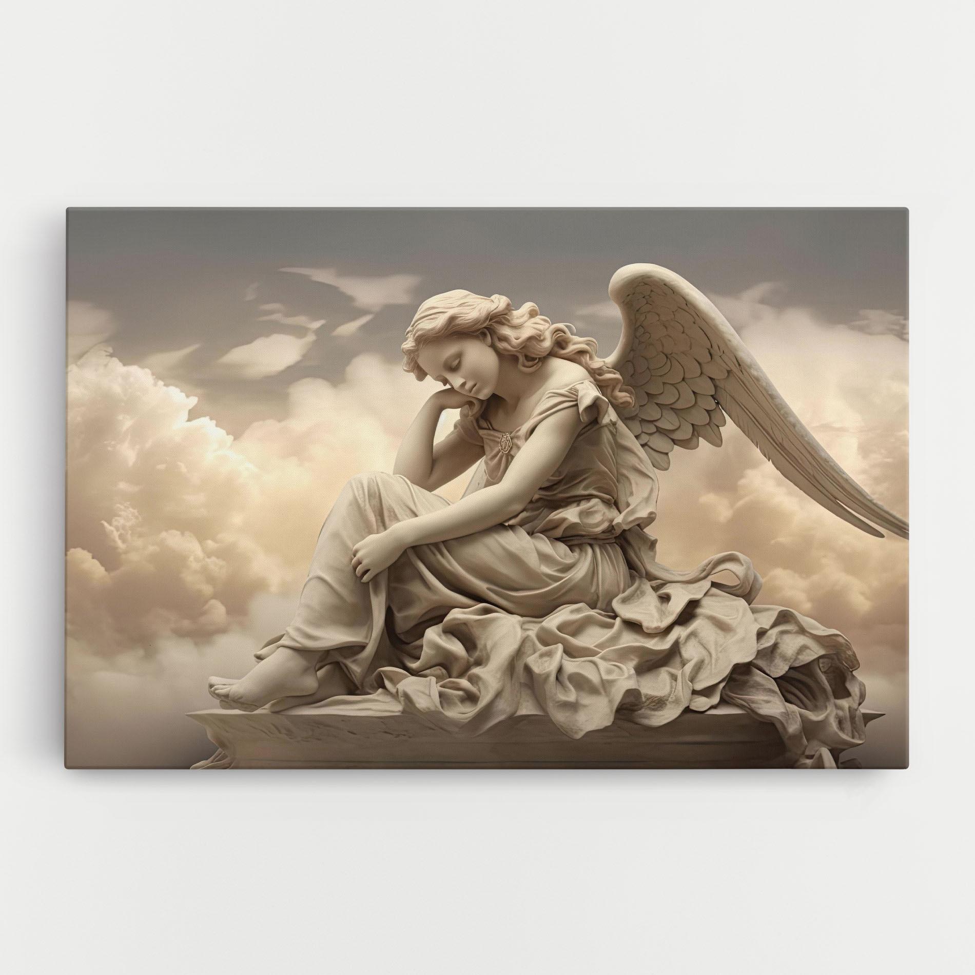 Leinwandbild Angel Guardian Cloud mockup 0