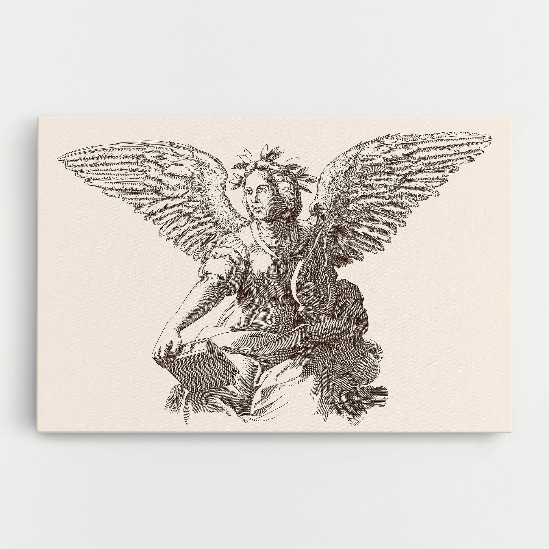 Brown Line Angel mockup 0