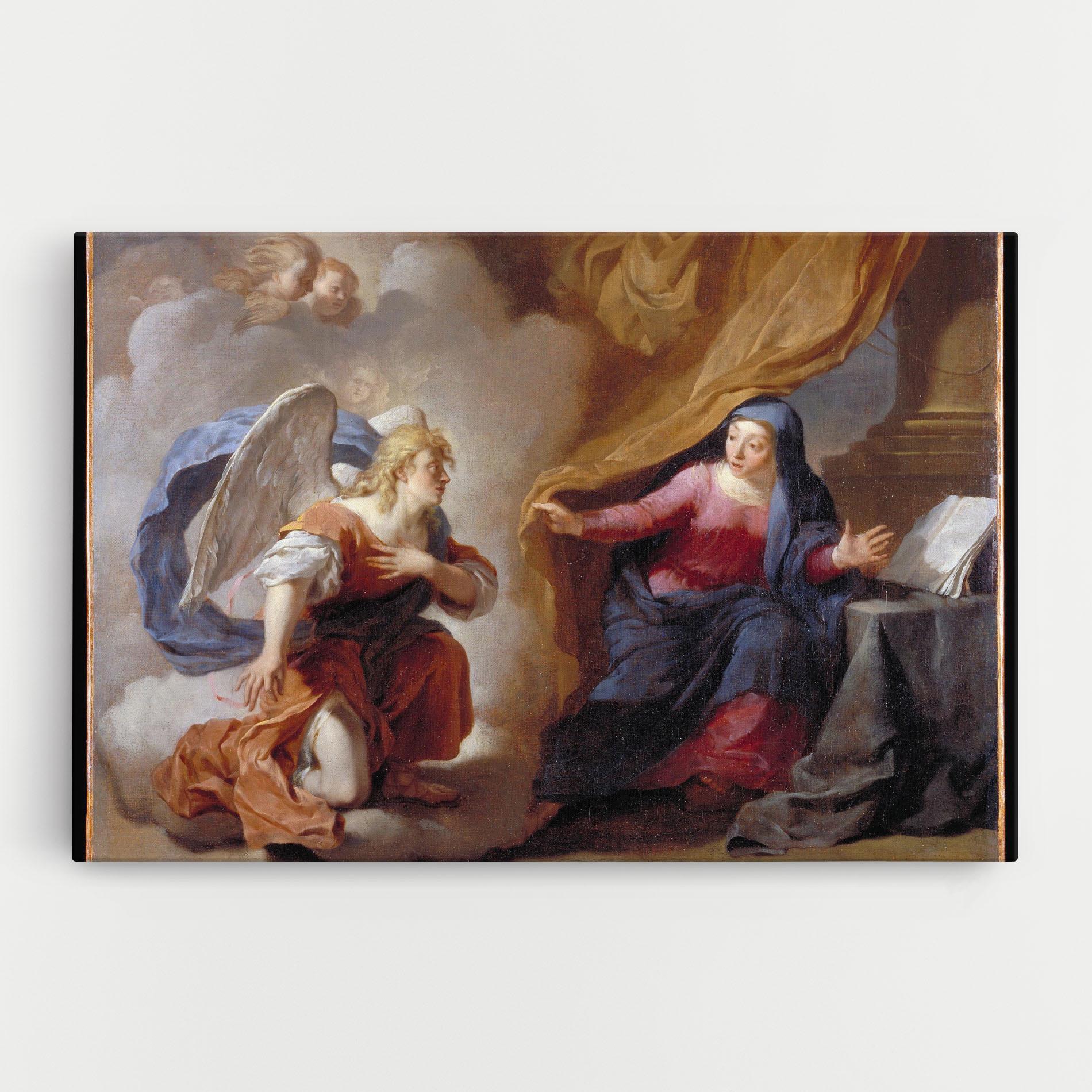 Leinwandbild Painting Old Angel mockup 0