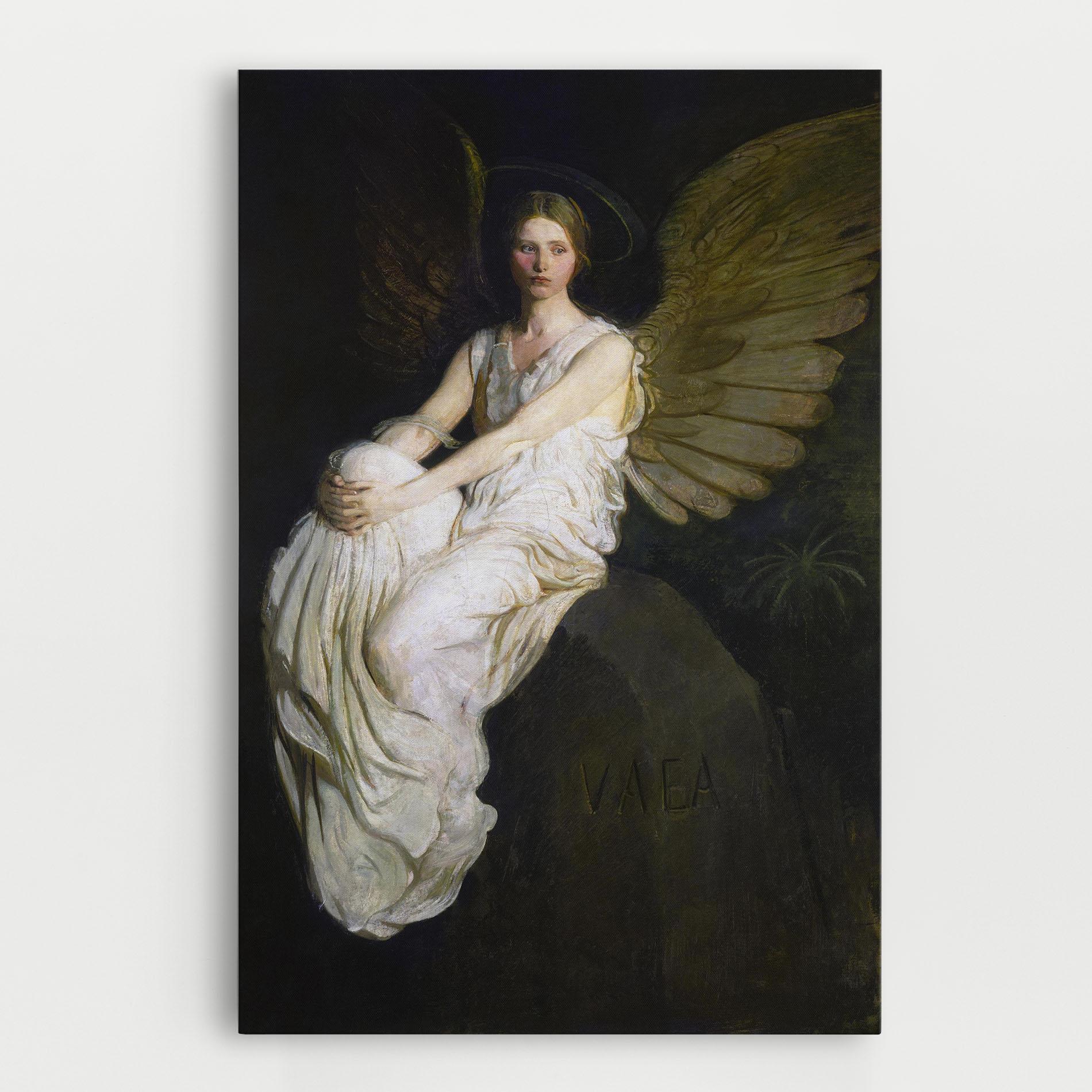 Leinwandbild Angel Thinking mockup 0