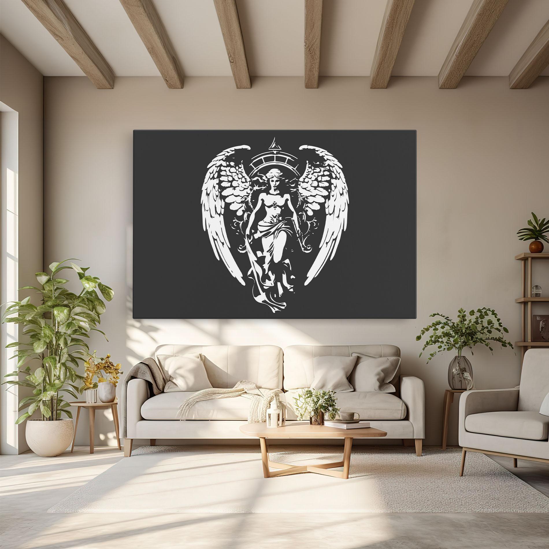 Leinwandbild Angel Of Jewels mockup 6