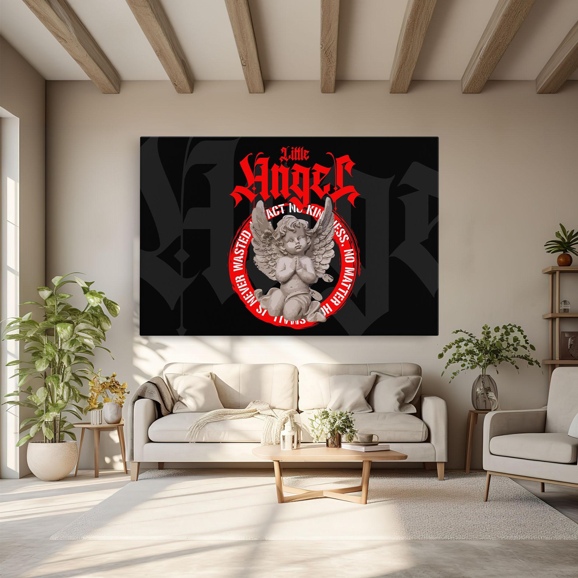 Leinwandbild Little Angel mockup 6