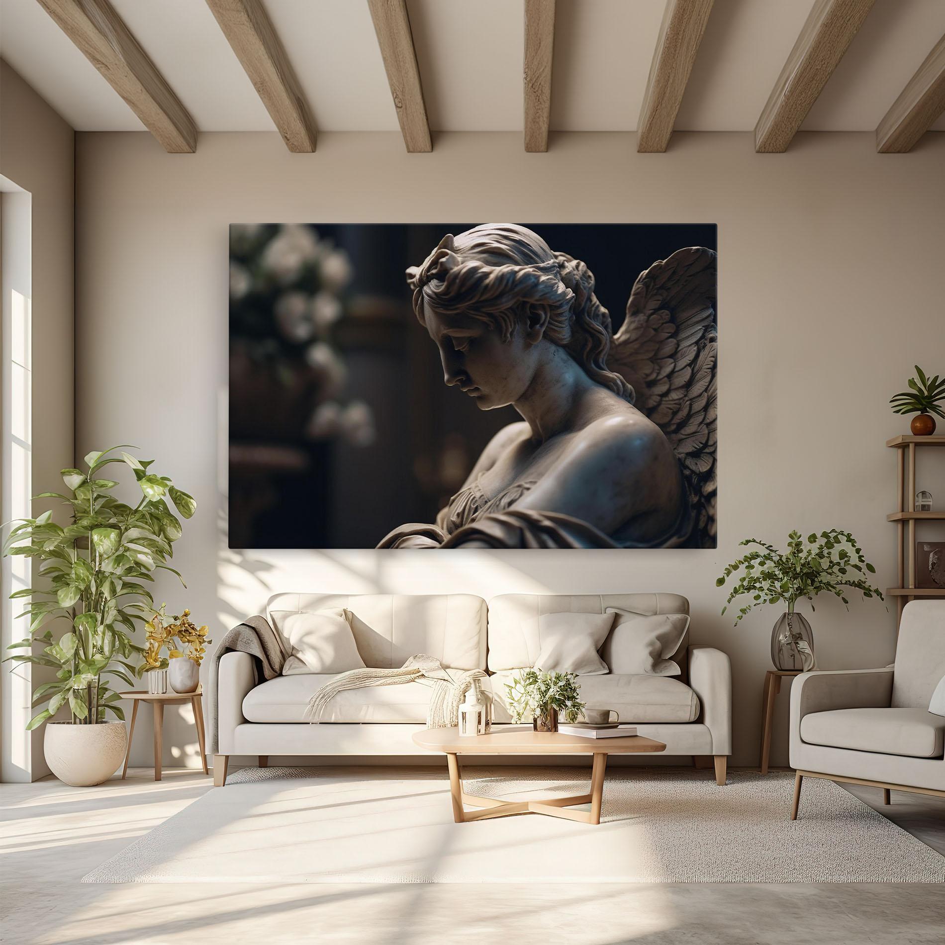 Leinwandbild Praying Woman mockup 6