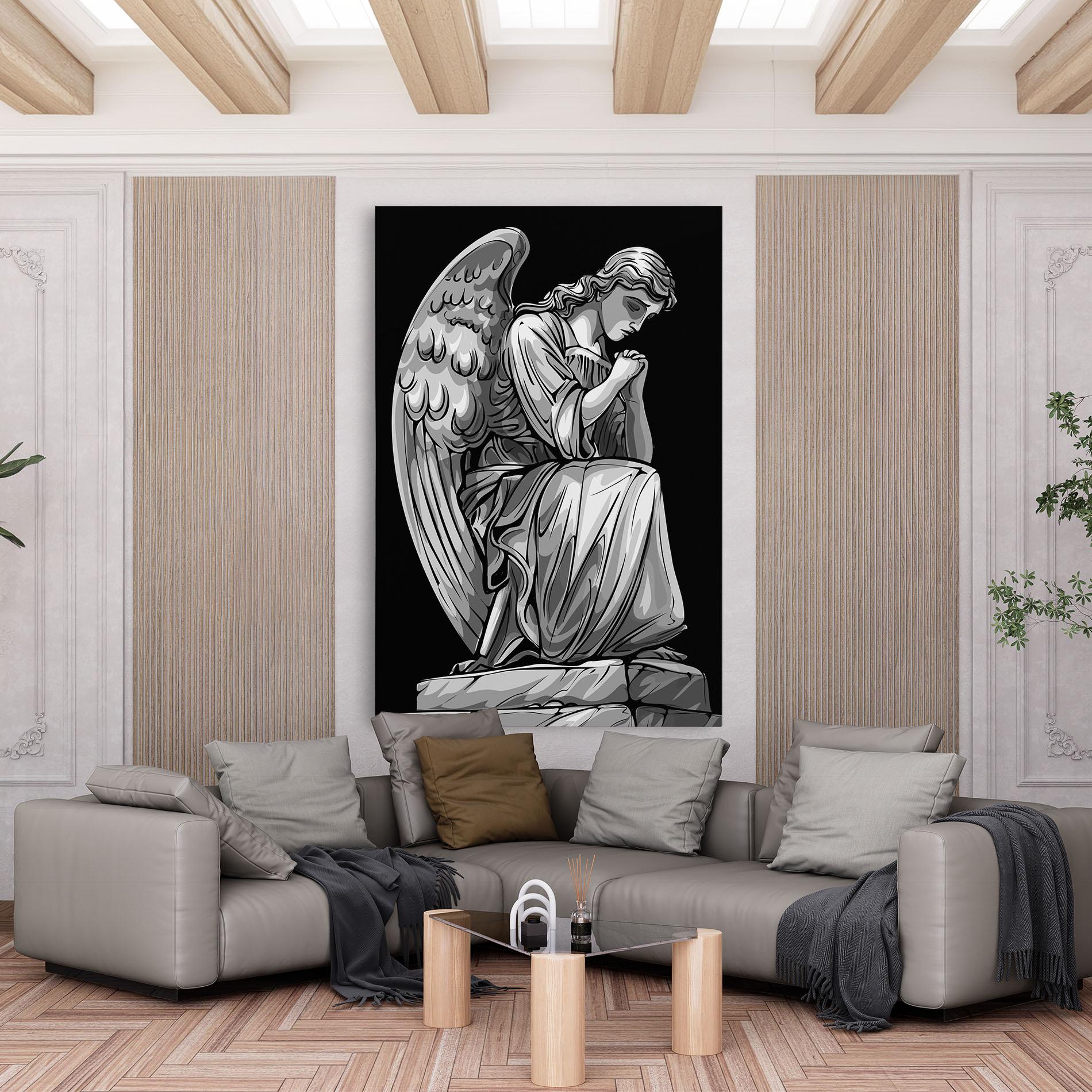 Leinwandbild Pray Angel mockup 6