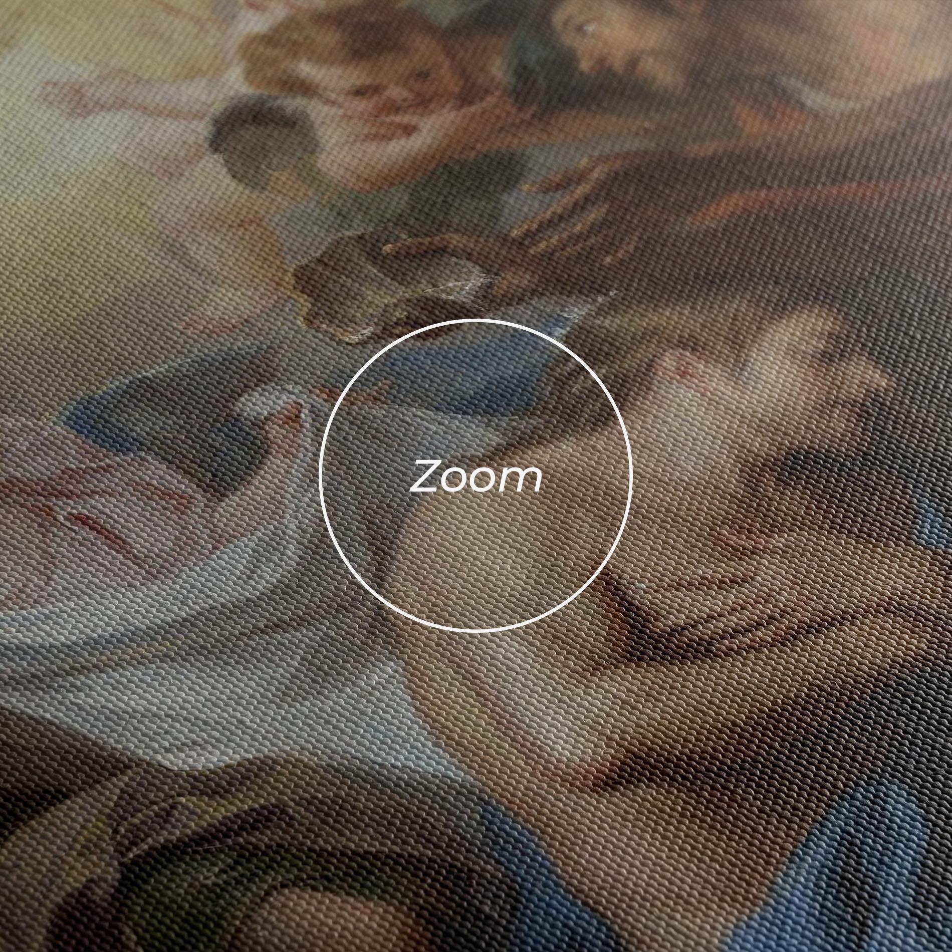 Leinwandbild Bird Floating mockup 3