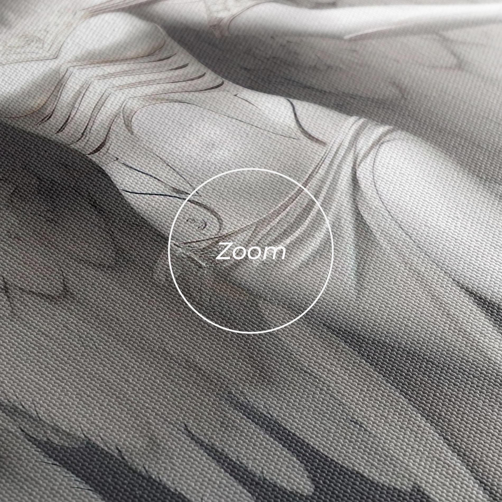 Leinwandbild White Stone Woman mockup 3