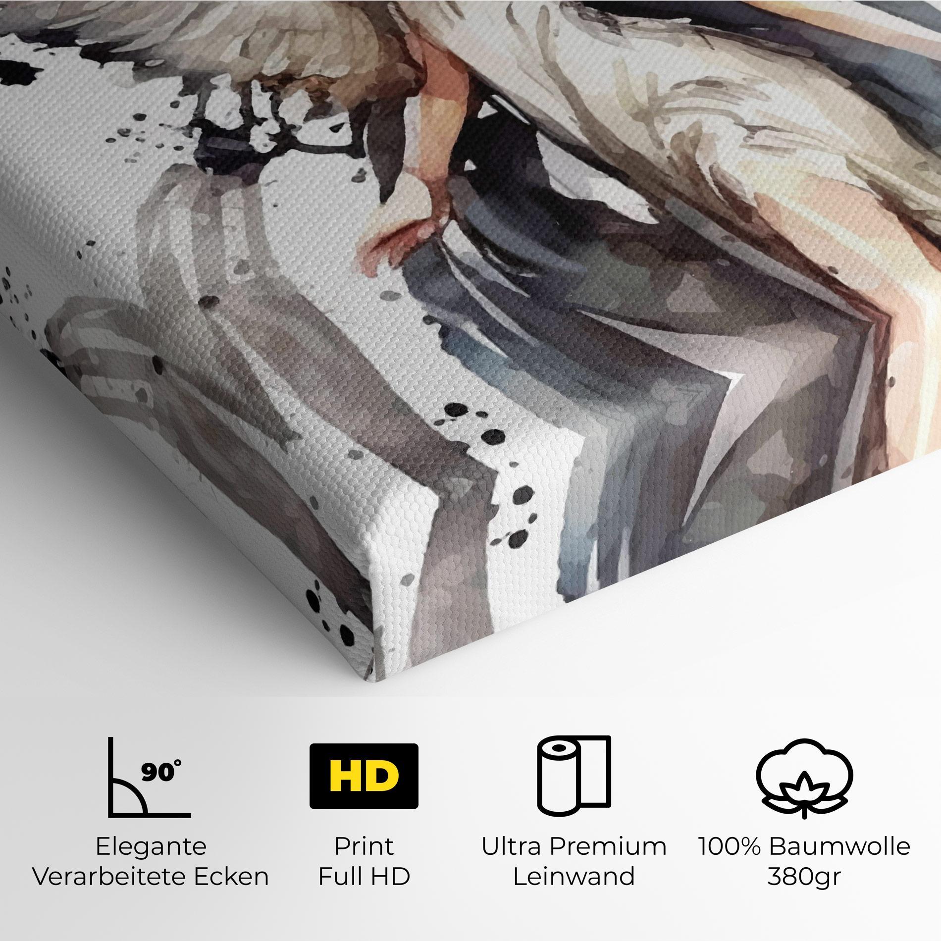 Leinwandbild Angel Lady mockup 4