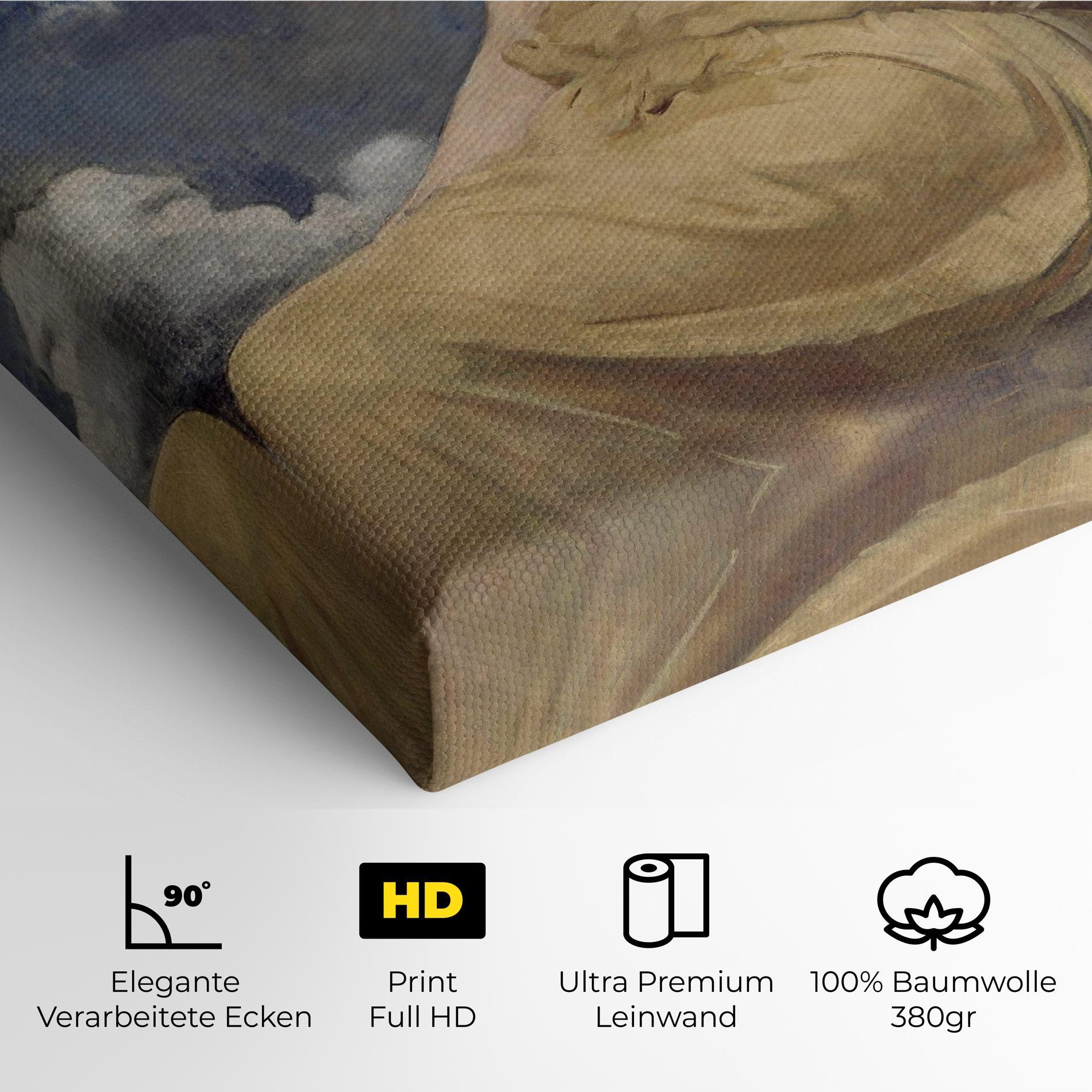 Leinwandbild Angel Woman Painting mockup 4