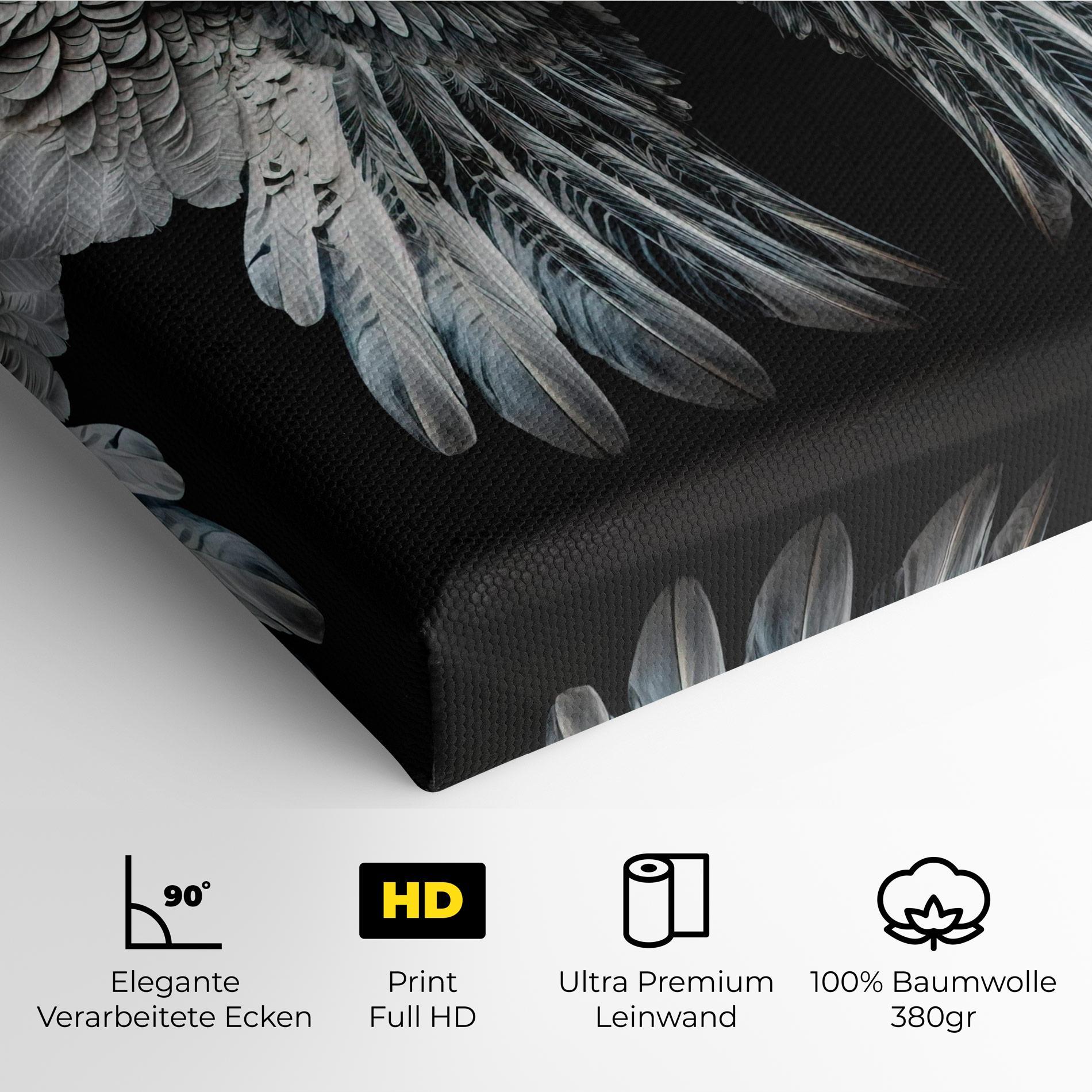 Leinwandbild Big Angel Wings mockup 4