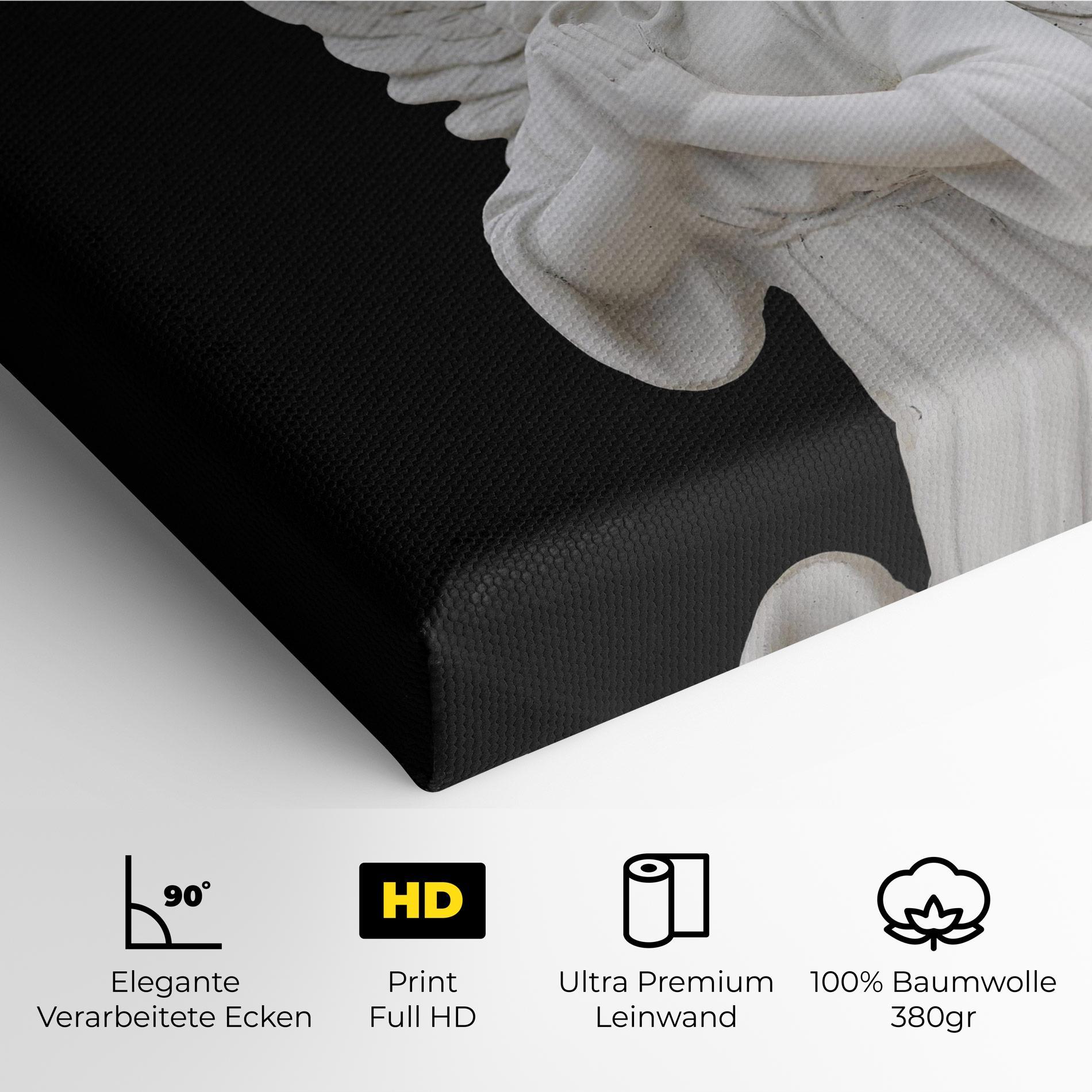Leinwandbild Pretty Angel Statues mockup 4
