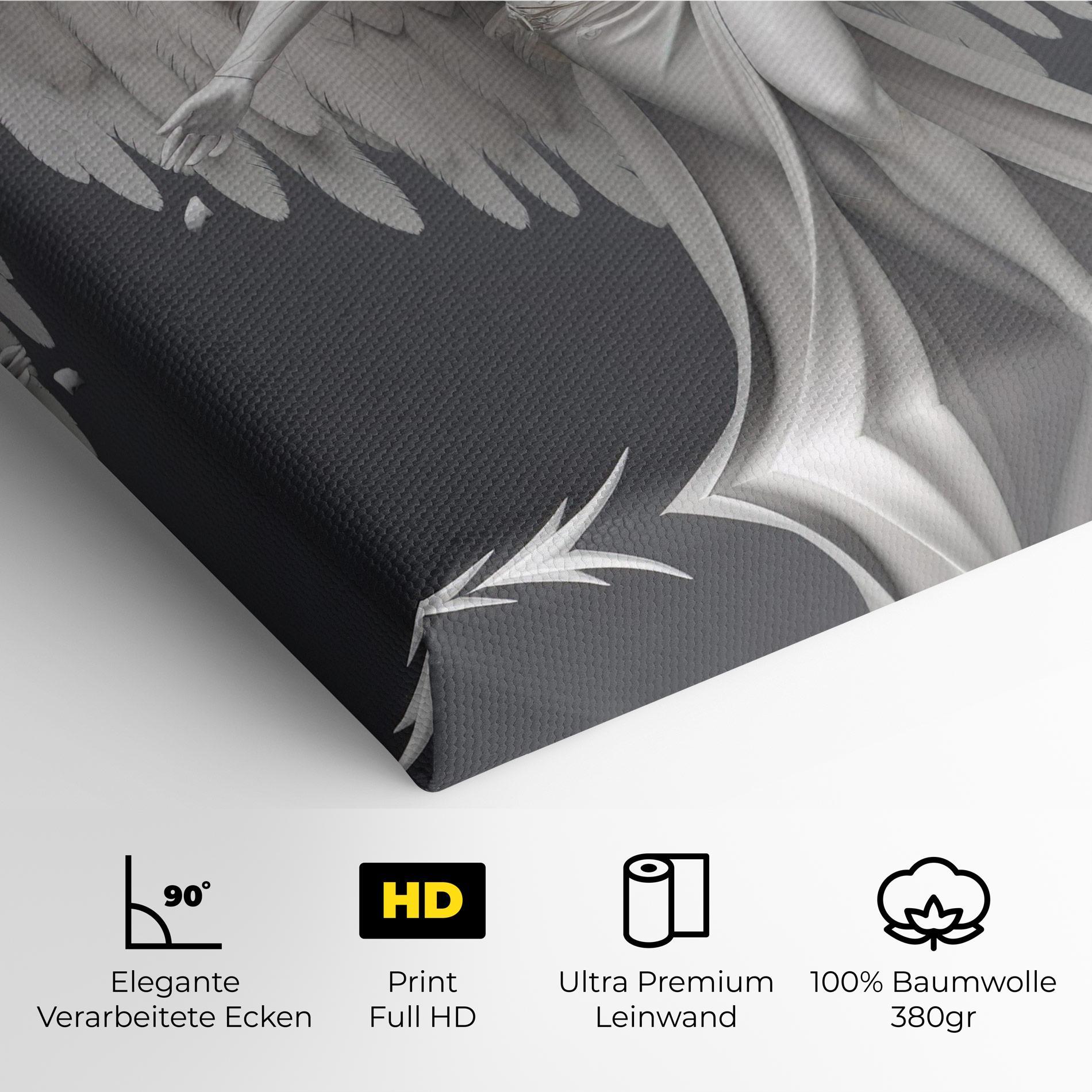 Leinwandbild White Stone Woman mockup 4