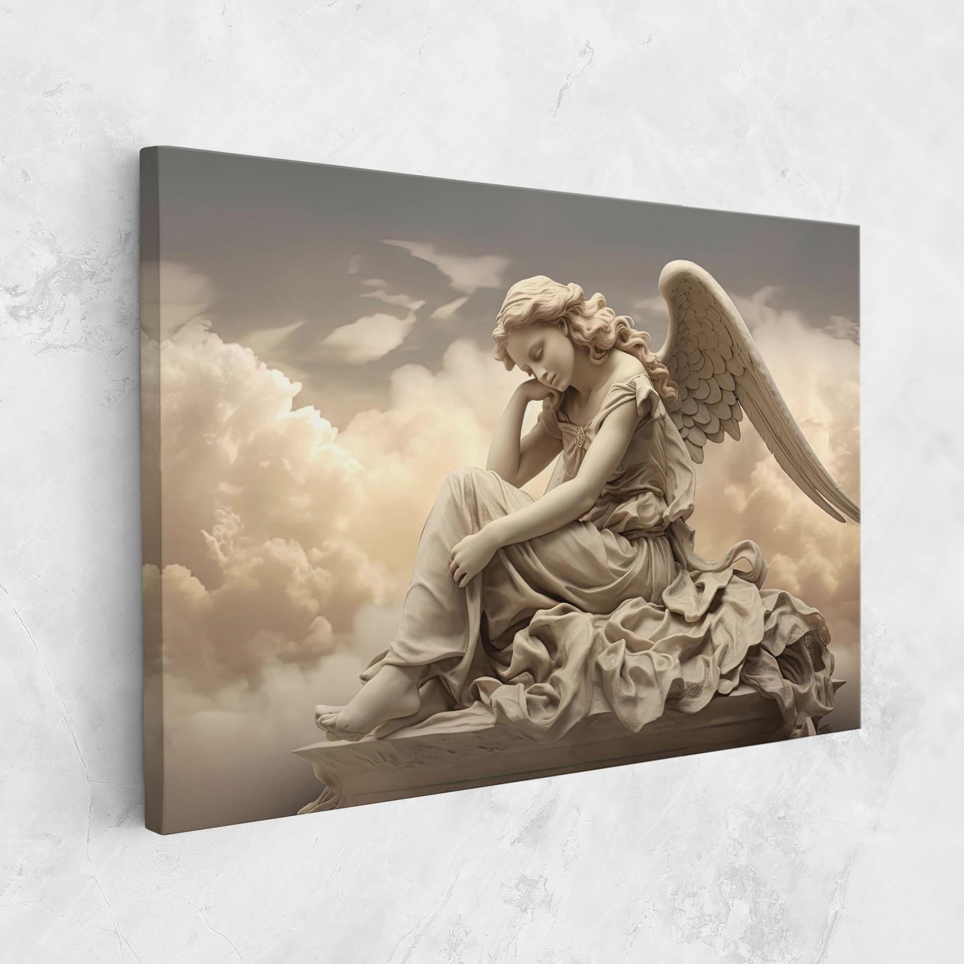 Leinwandbild Angel Guardian Cloud mockup 1