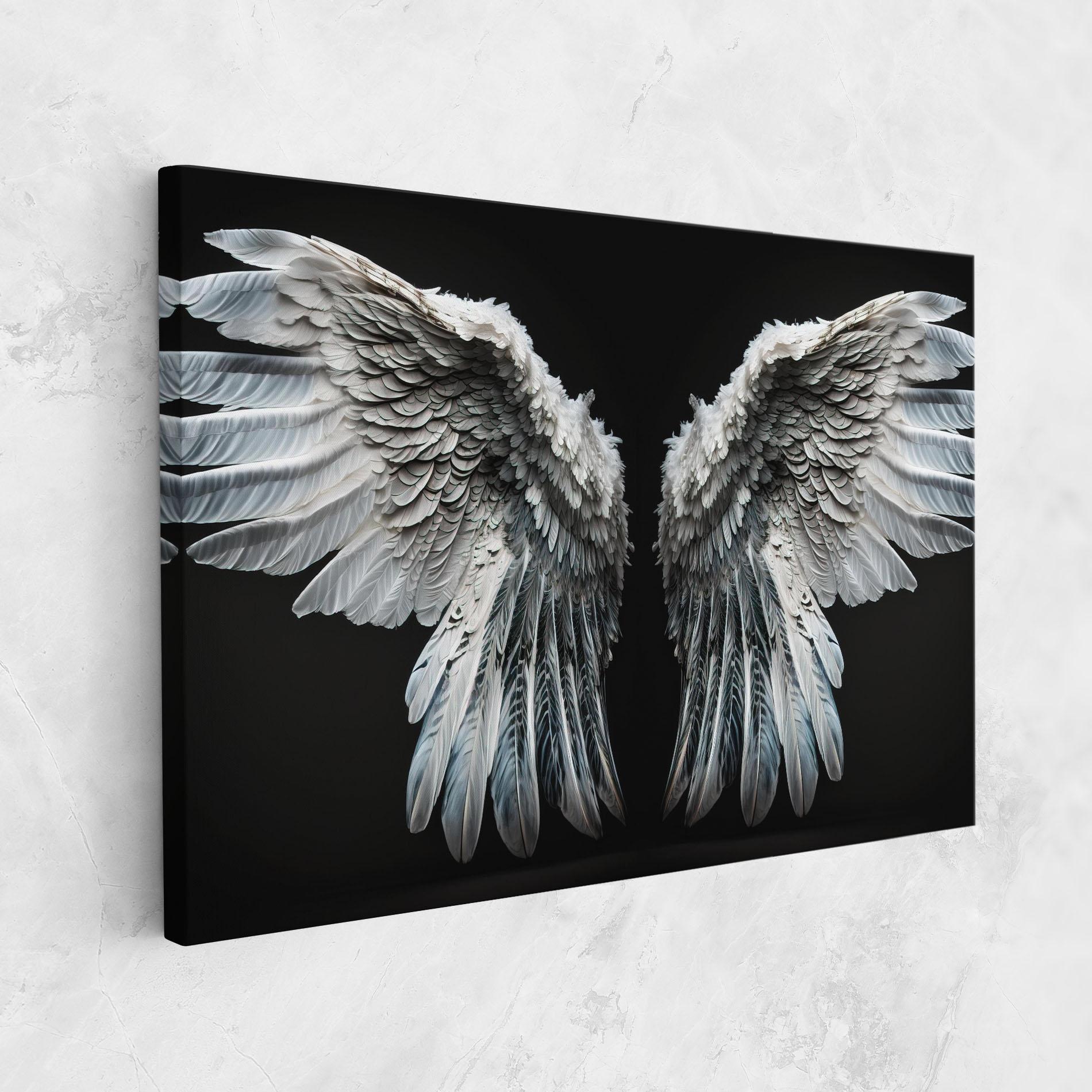 Leinwandbild Big Angel Wings mockup 1