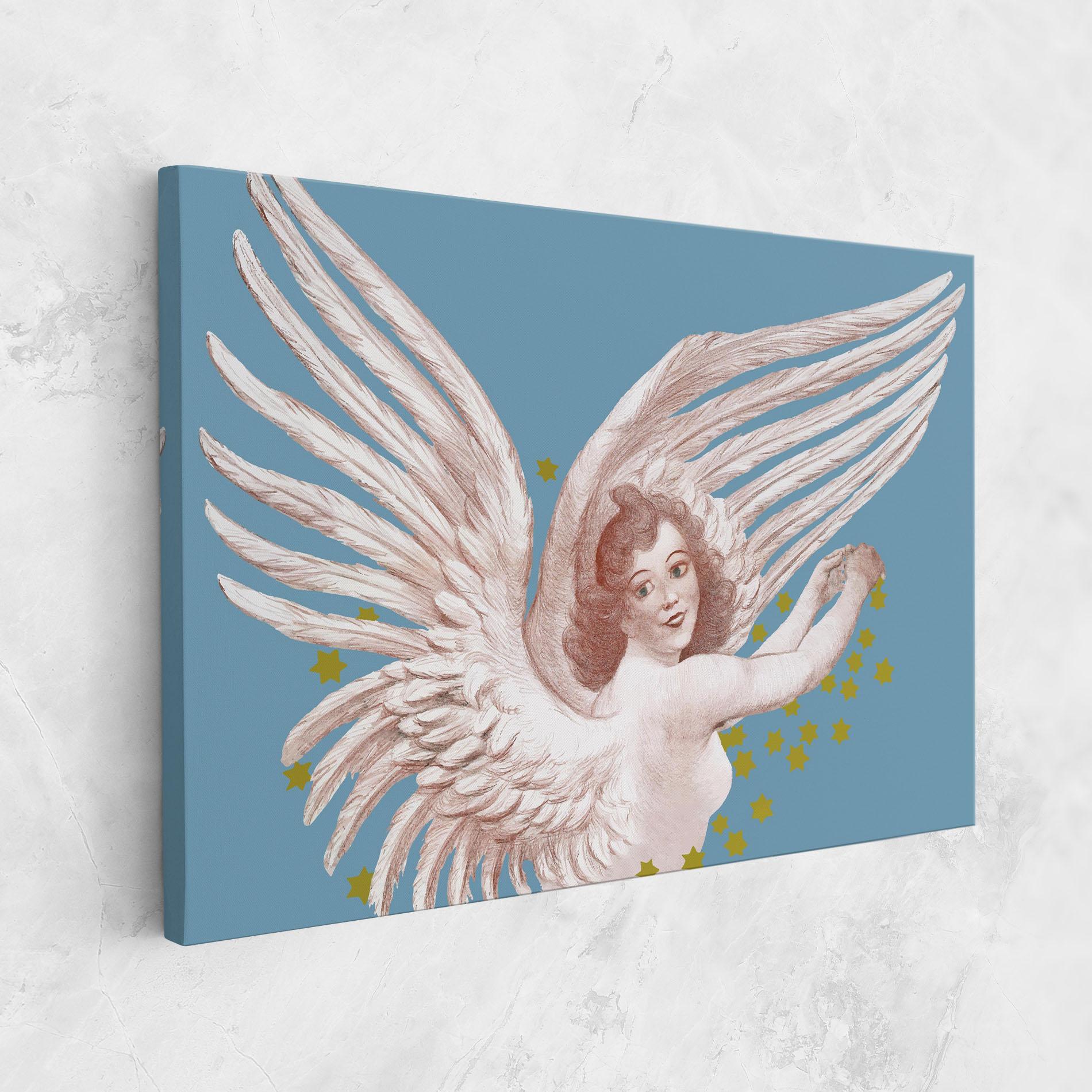 Leinwandbild Stars Angel mockup 1